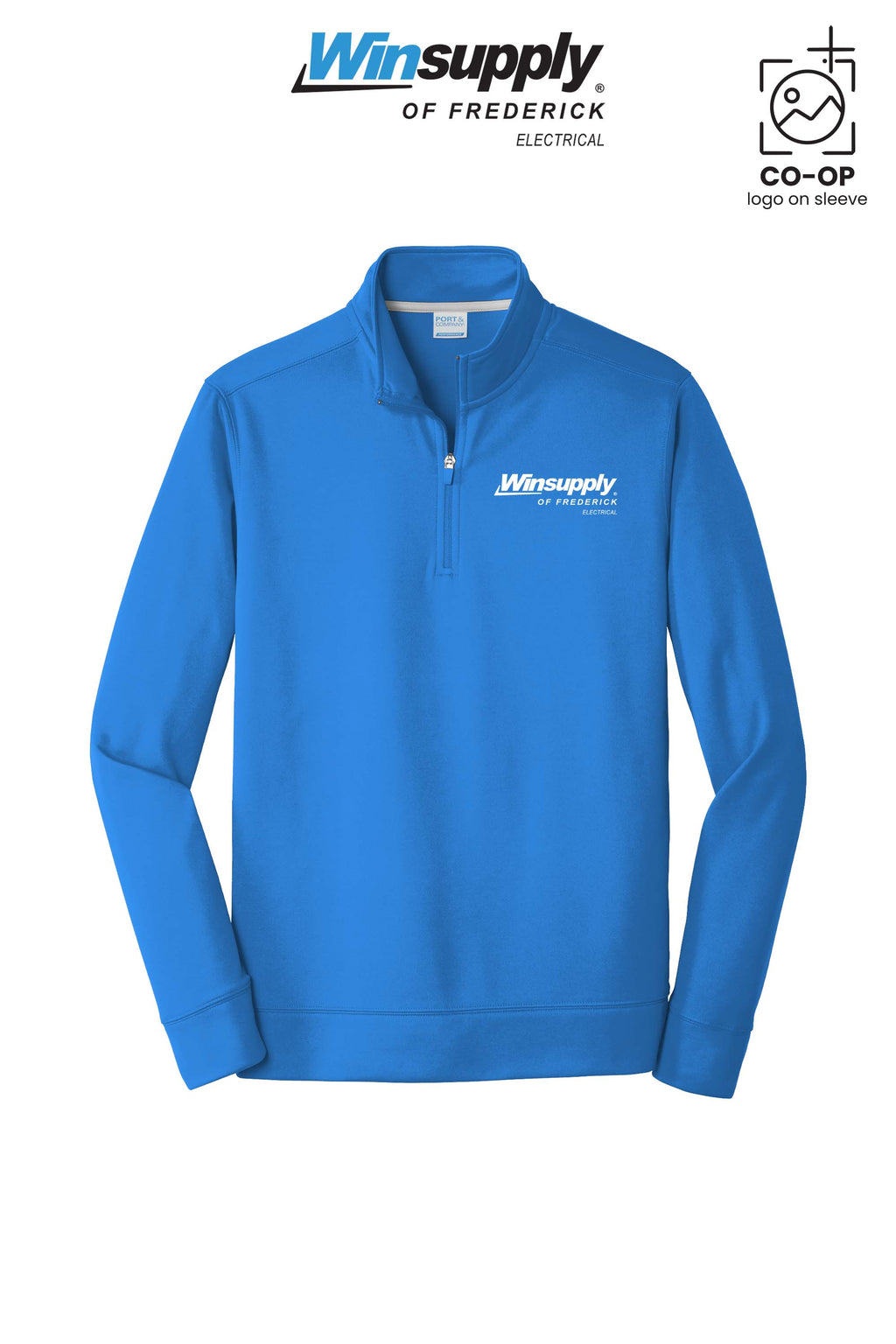 Port & Co™ Performance Fleece 1/4-Zip Pullover Sweatshirt - Winsupply of Frederick