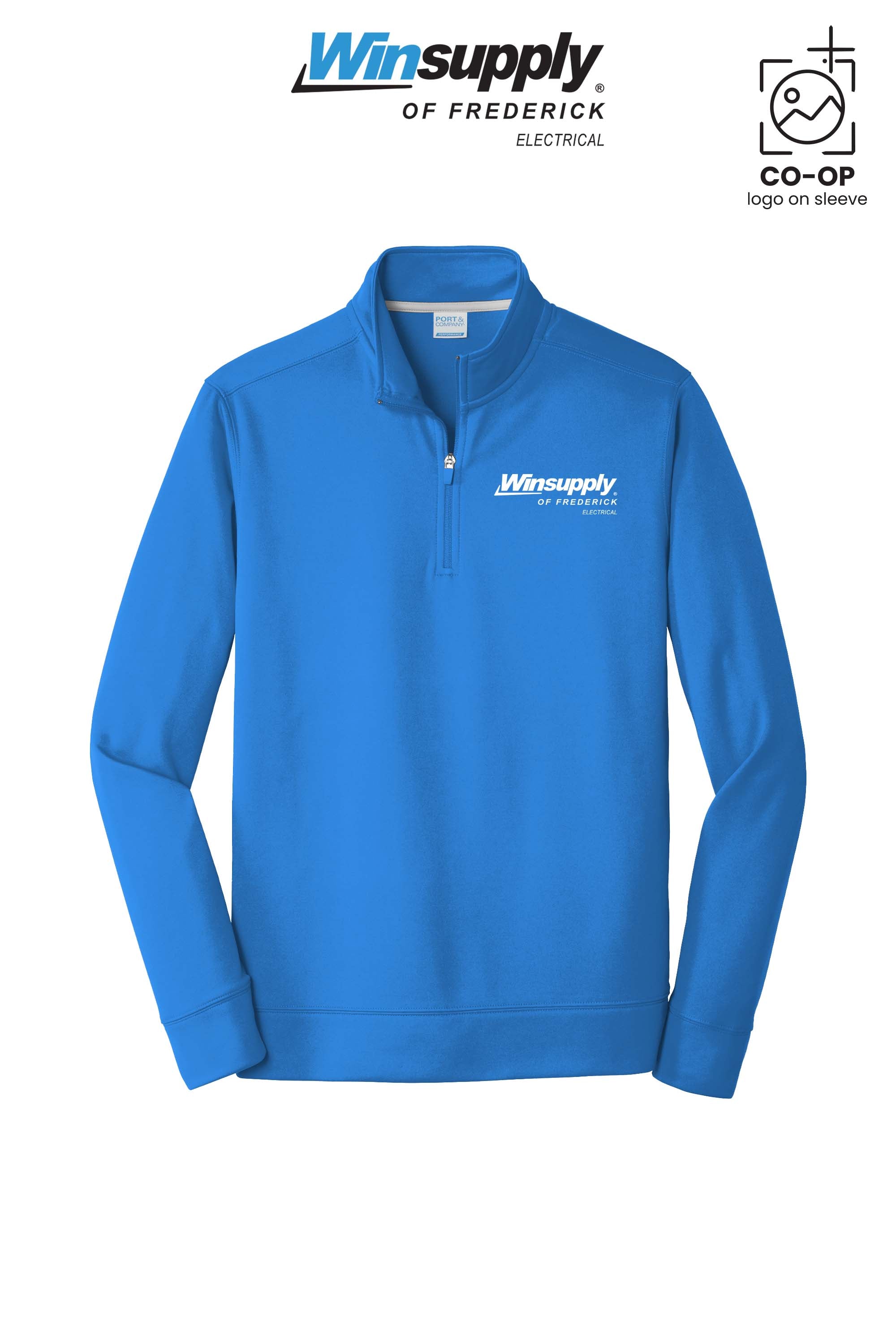 Port & Co™ Performance Fleece 1/4-Zip Pullover Sweatshirt - Winsupply of Frederick