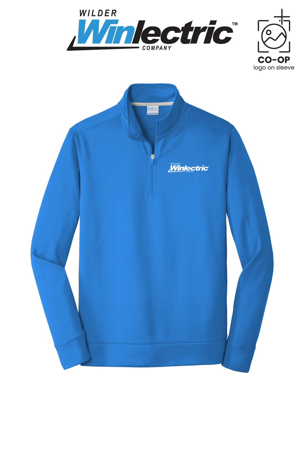 Port & Co™ Performance Fleece 1/4-Zip Pullover Sweatshirt - Wilder Winlectric