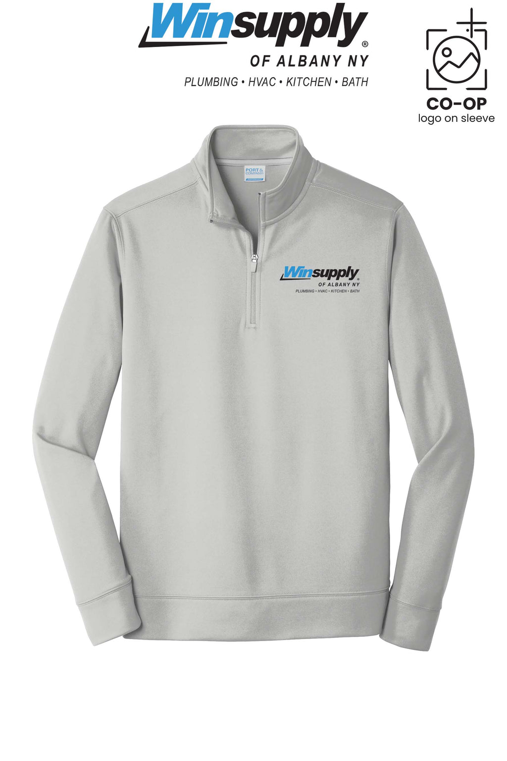 Port & Co™ Performance Fleece 1/4-Zip Pullover Sweatshirt - Winsupply of Albany NY