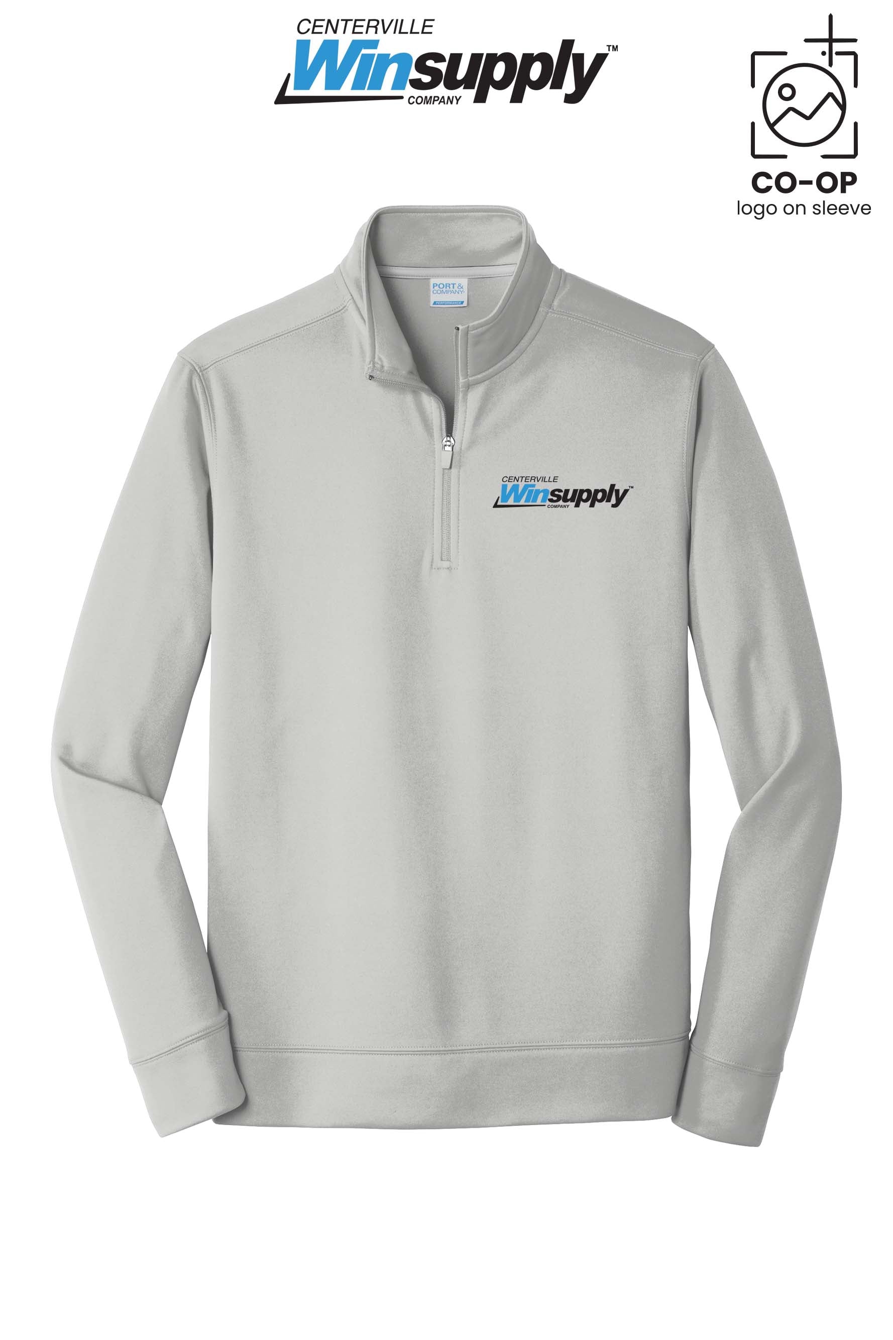 Port & Co™ Performance Fleece 1/4-Zip Pullover Sweatshirt - Winsupply Centerville OH