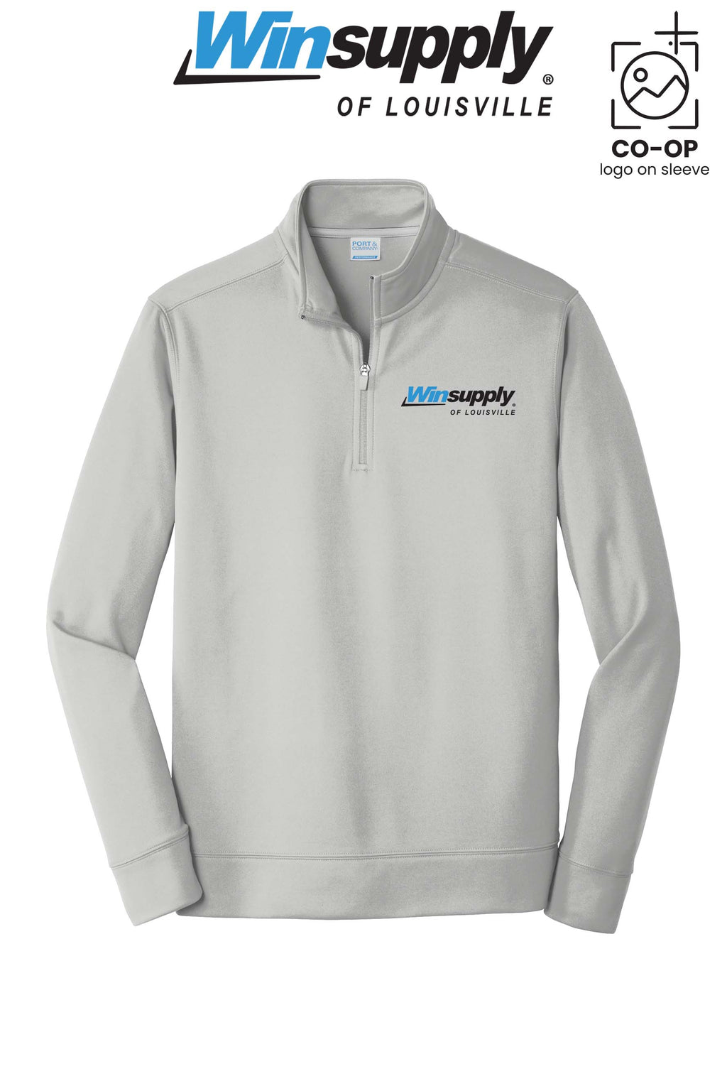 Port & Co™ Performance Fleece 1/4-Zip Pullover Sweatshirt - Winsupply of Louisville KY