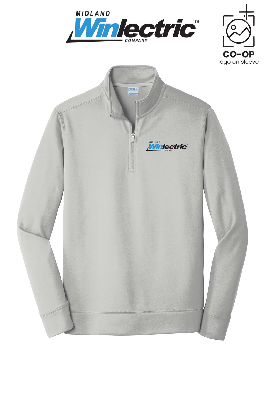 Port & Co™ Performance Fleece 1/4-Zip Pullover Sweatshirt - Winlectric of Midland