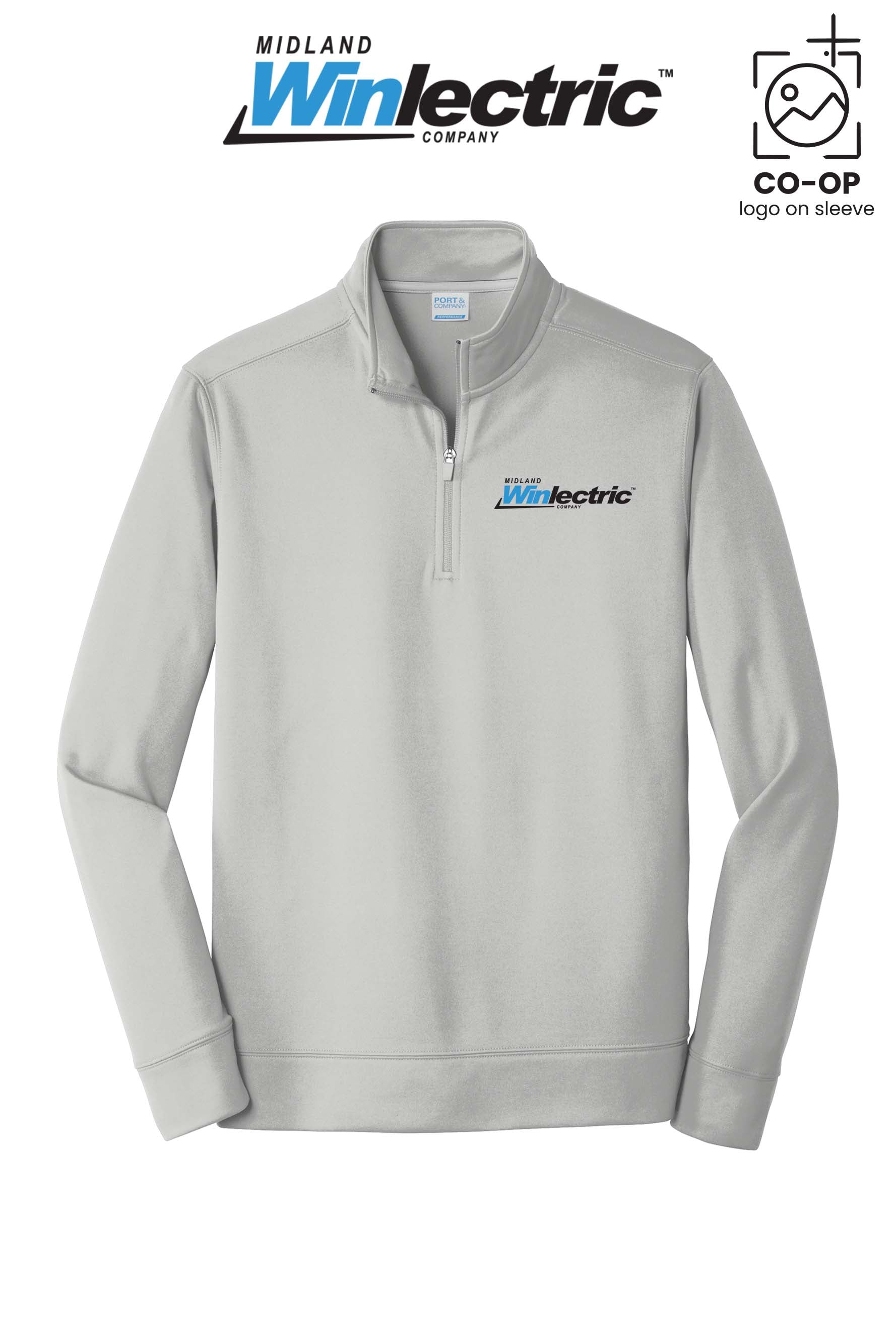 Port & Co™ Performance Fleece 1/4-Zip Pullover Sweatshirt - Winlectric of Midland