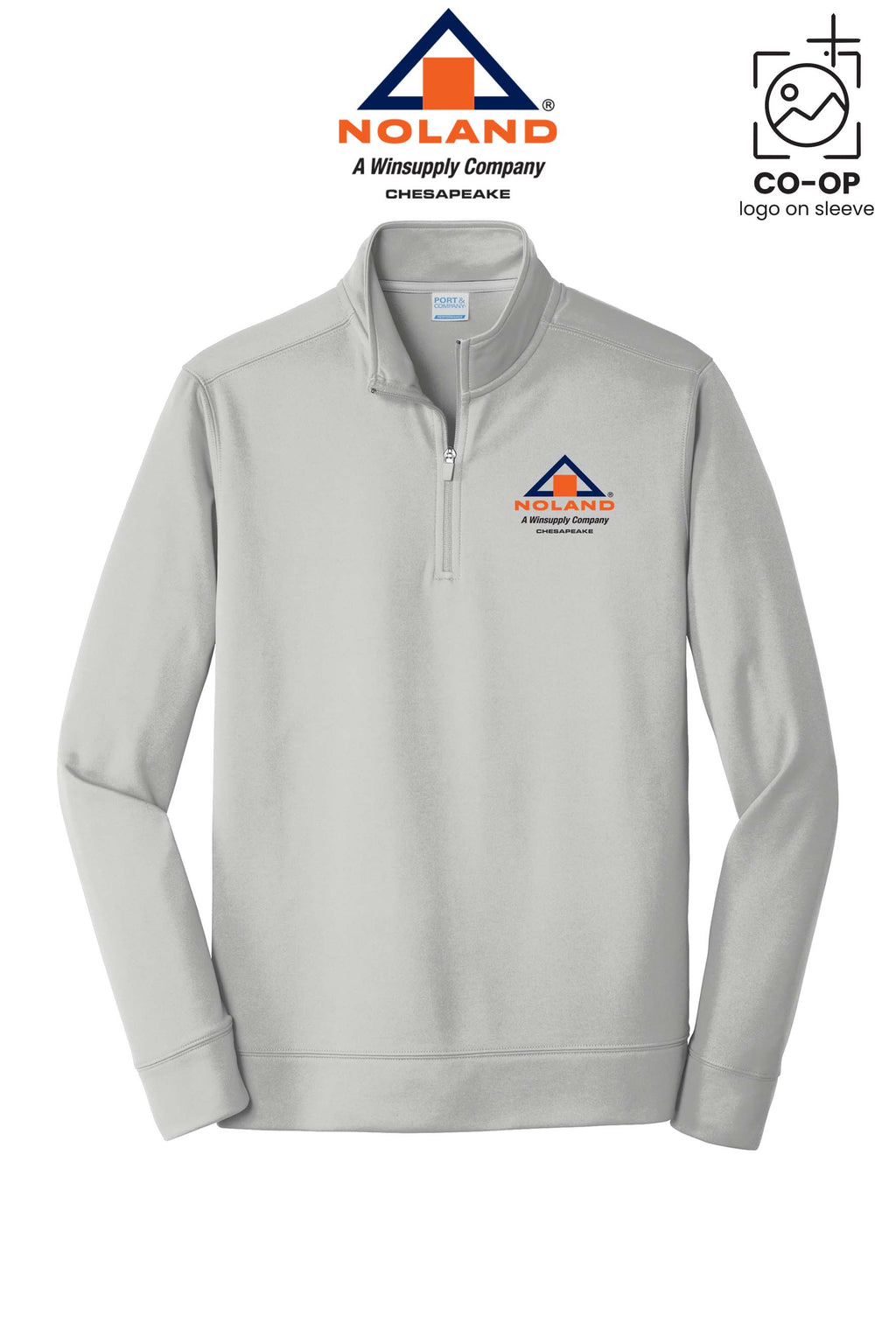 Port & Co™ Performance Fleece 1/4-Zip Pullover Sweatshirt - Noland Company Chesapeake