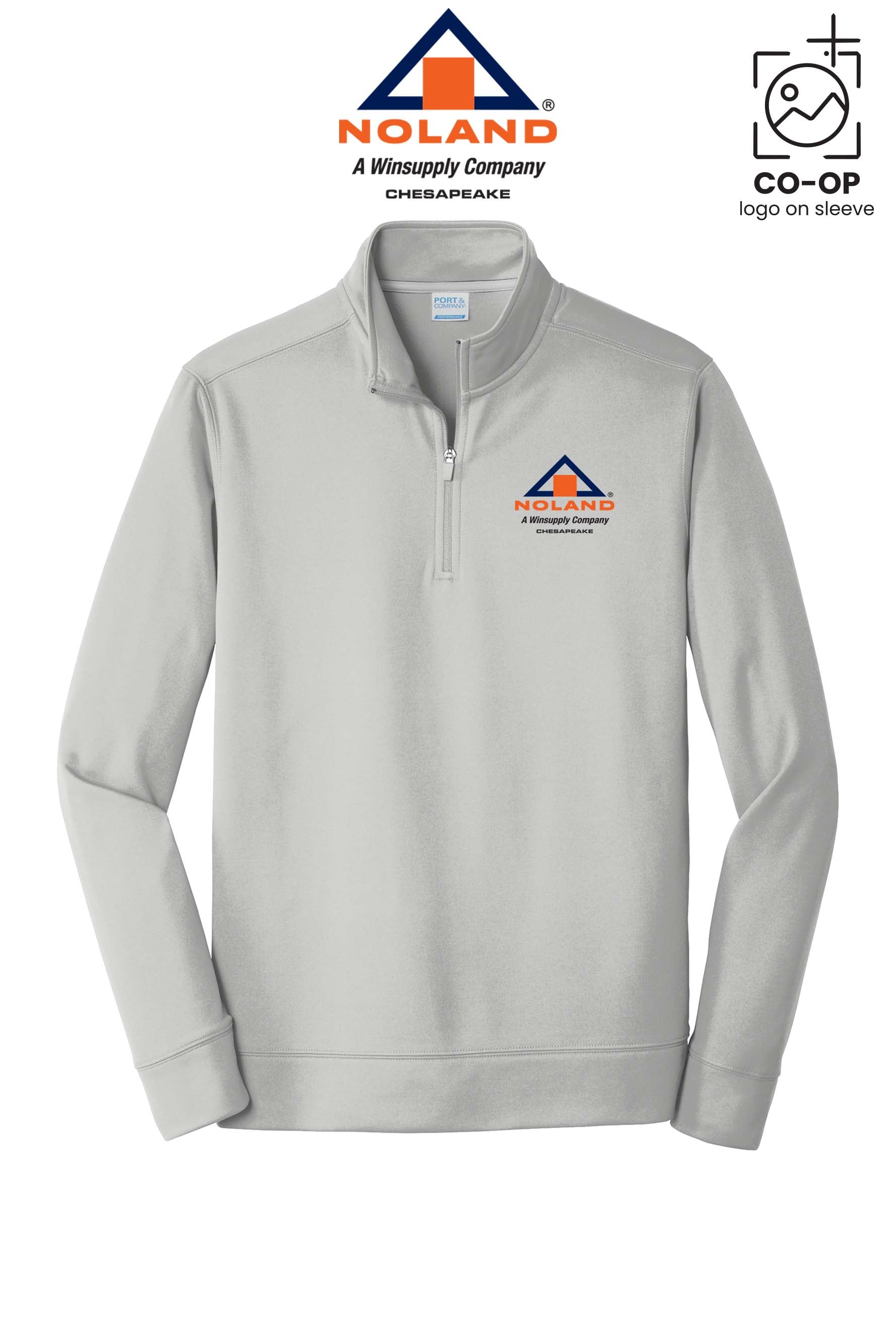 Port & Co™ Performance Fleece 1/4-Zip Pullover Sweatshirt - Noland Company Chesapeake