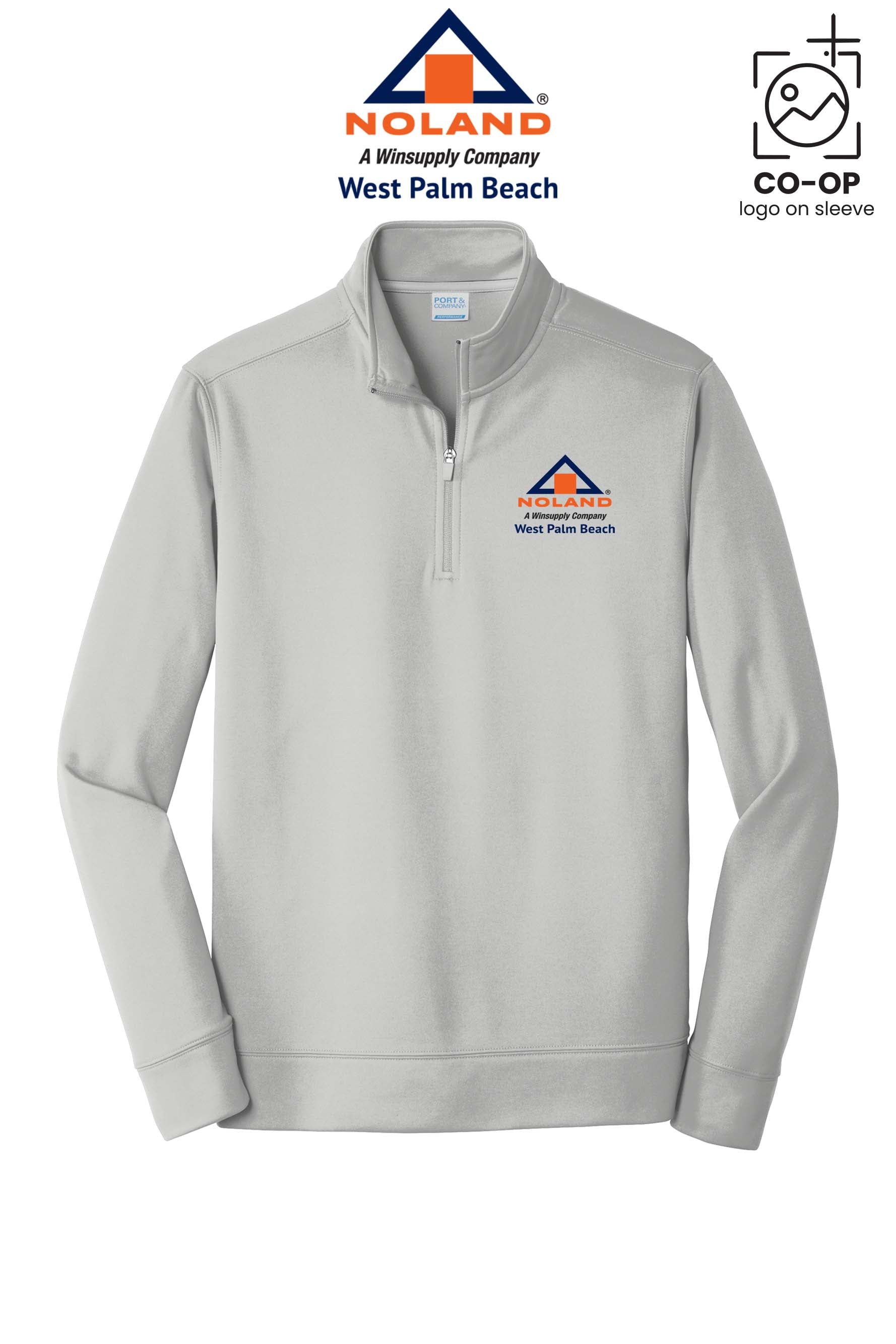 Port & Co™ Performance Fleece 1/4-Zip Pullover Sweatshirt - Noland West Palm Beach