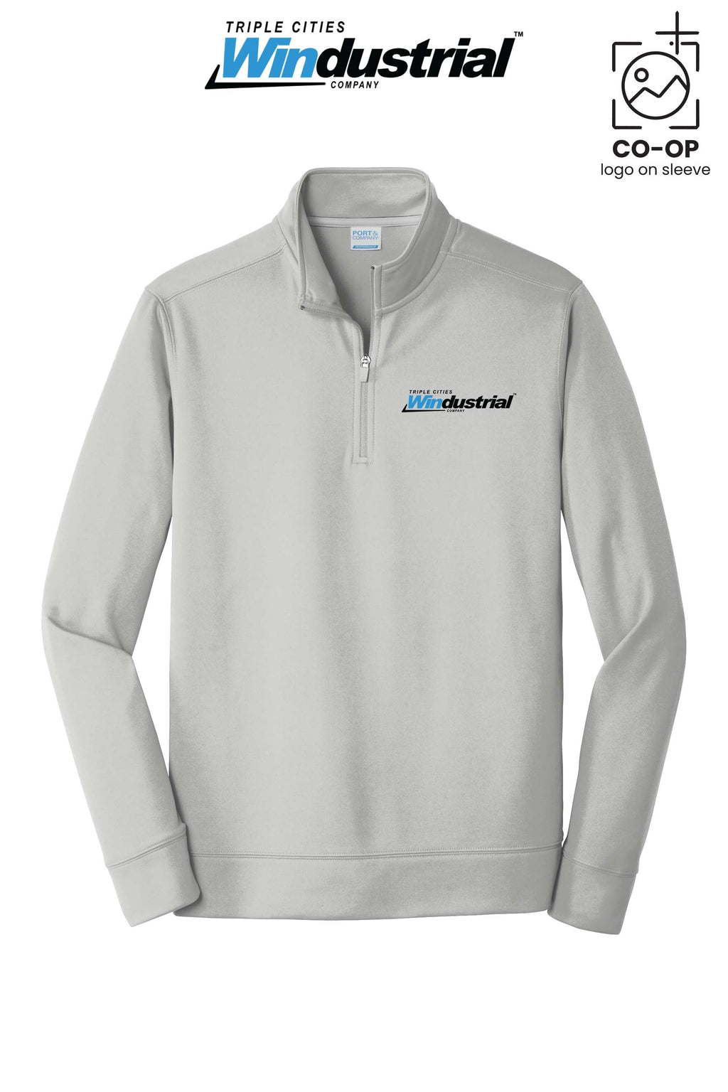 Port & Co™ Performance Fleece 1/4-Zip Pullover Sweatshirt - Windustrial Triple Cities