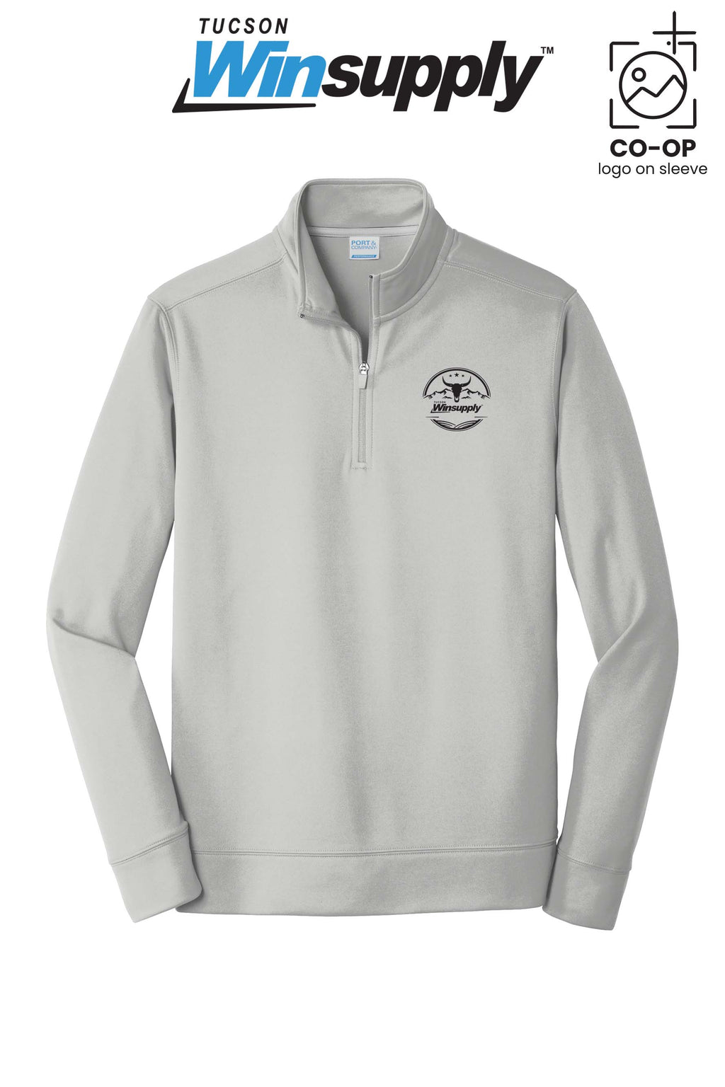Port & Co™ Performance Fleece 1/4-Zip Pullover Sweatshirt - Winsupply Tucson AZ