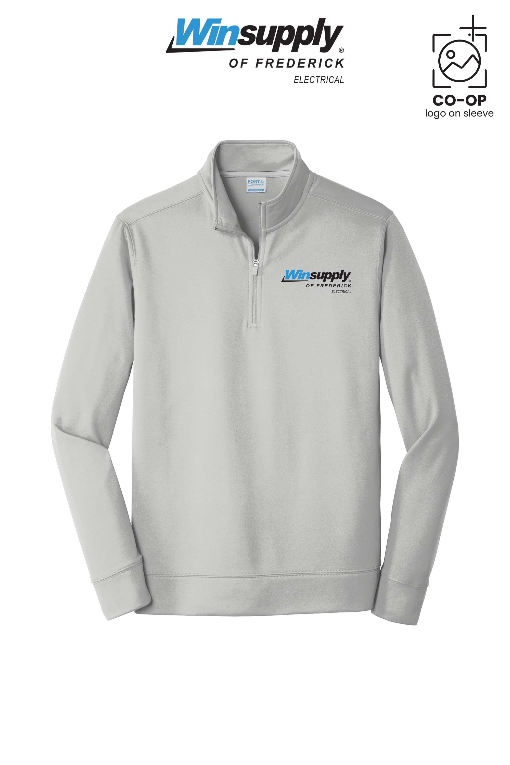 Port & Co™ Performance Fleece 1/4-Zip Pullover Sweatshirt - Winsupply of Frederick