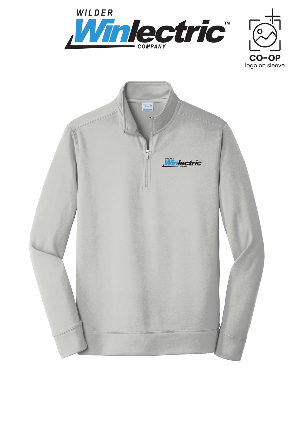 Port & Co™ Performance Fleece 1/4-Zip Pullover Sweatshirt - Wilder Winlectric