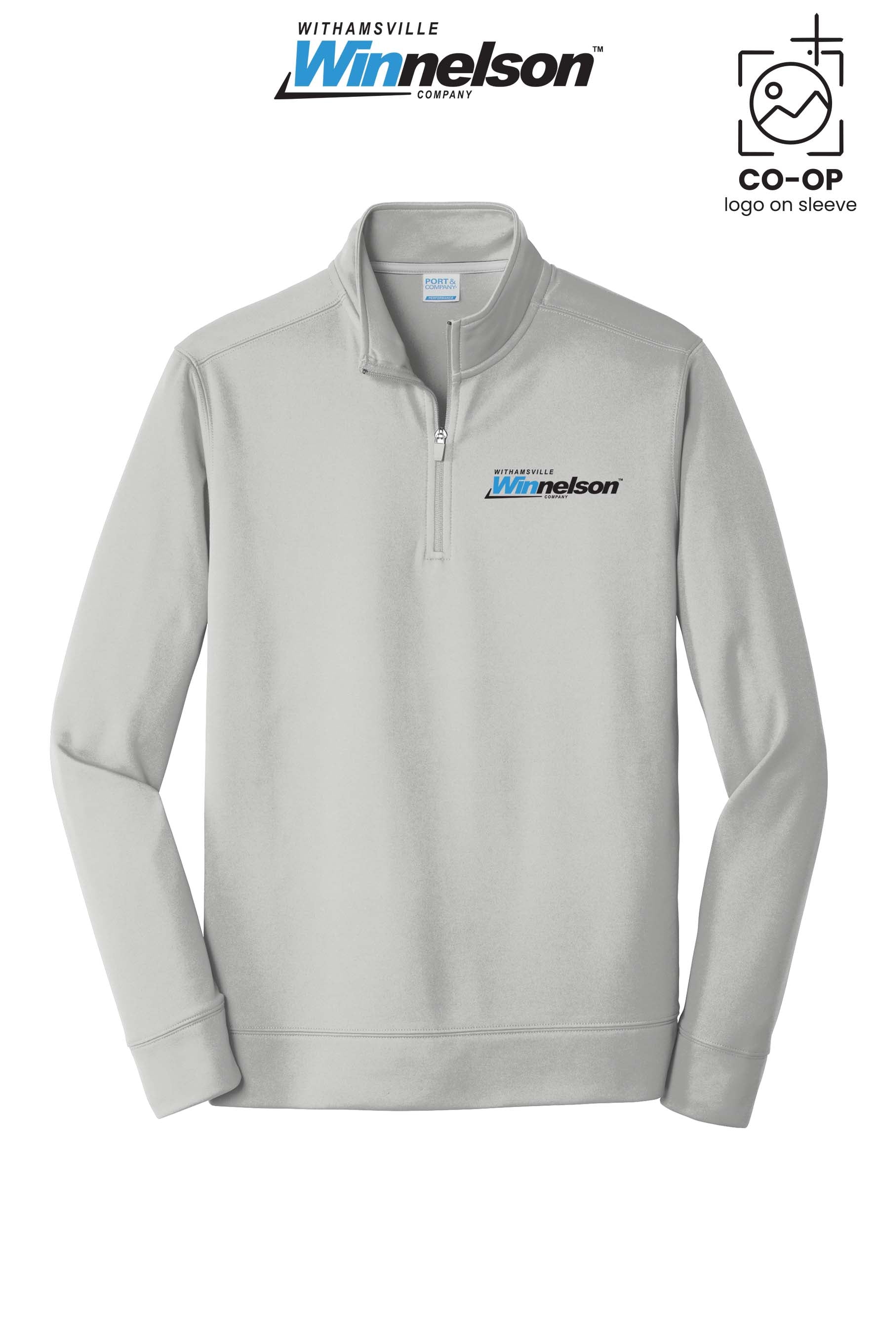 Port & Co™ Performance Fleece 1/4-Zip Pullover Sweatshirt - Withamsville Winnelson