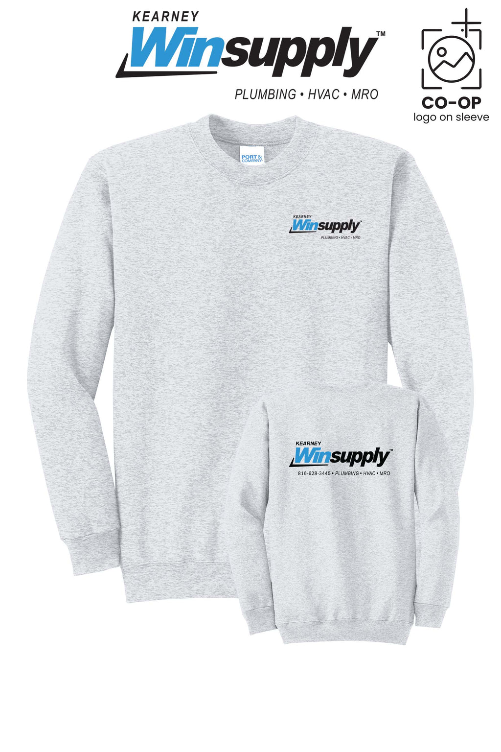 Port & Co™ Core Fleece Crewneck Sweatshirt - Kearney Winsupply