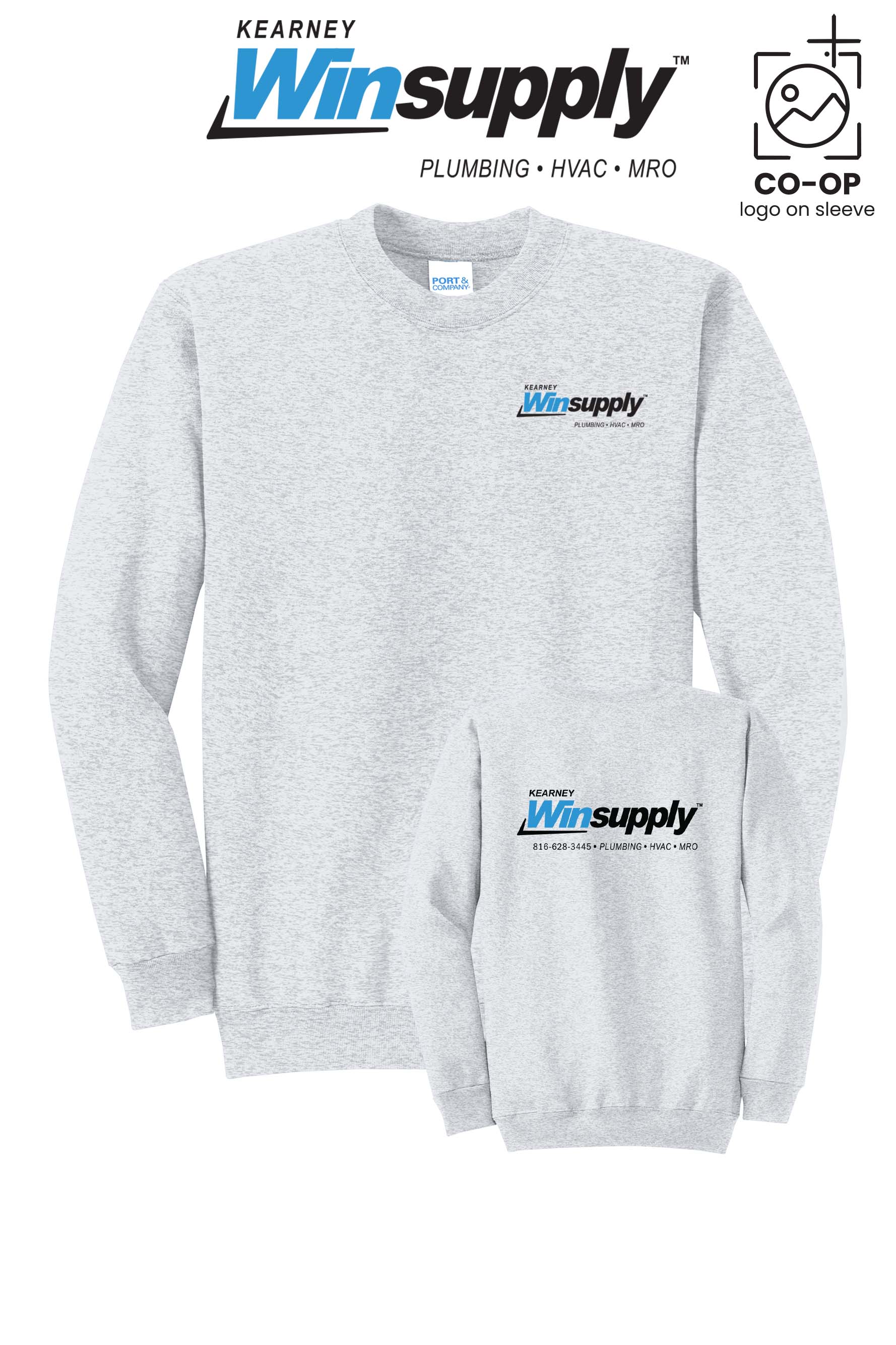 Port & Co™ Core Fleece Crewneck Sweatshirt - Kearney Winsupply