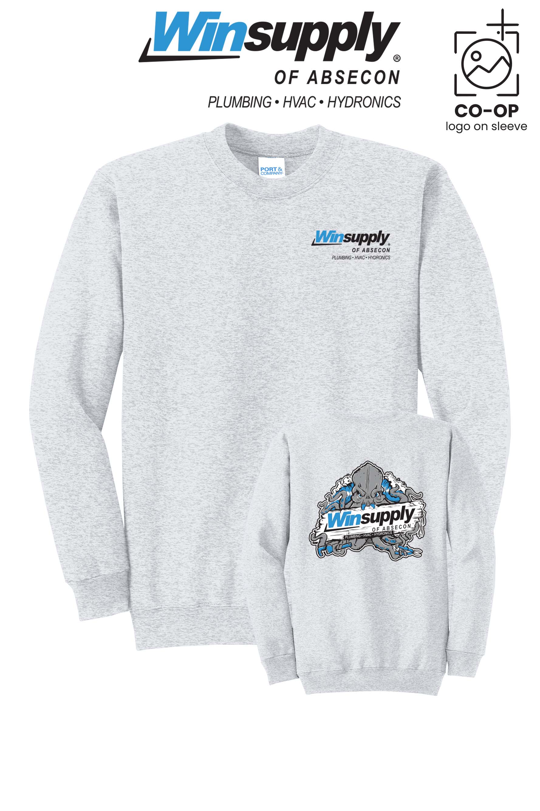 Port & Co™ Core Fleece Crewneck Sweatshirt - Winsupply of Absecon