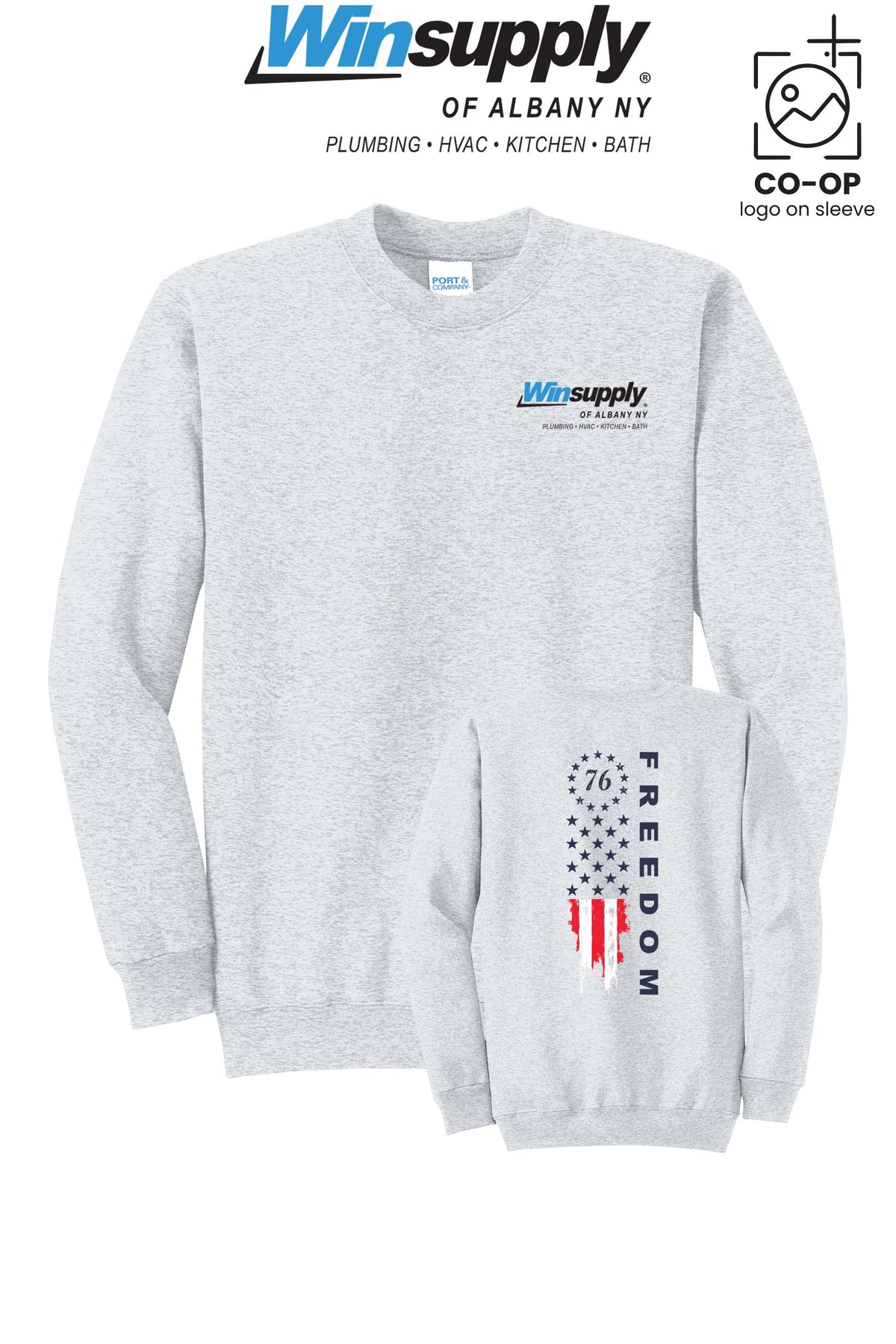 Port & Co™ Core Fleece Crewneck Sweatshirt - Winsupply of Albany NY