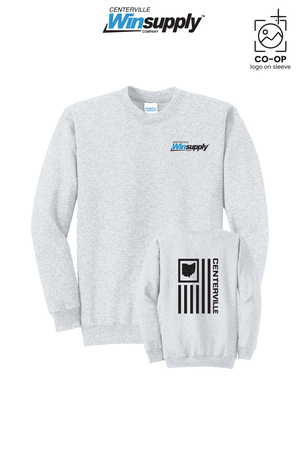 Port & Co™ Core Fleece Crewneck Sweatshirt - Winsupply Centerville OH