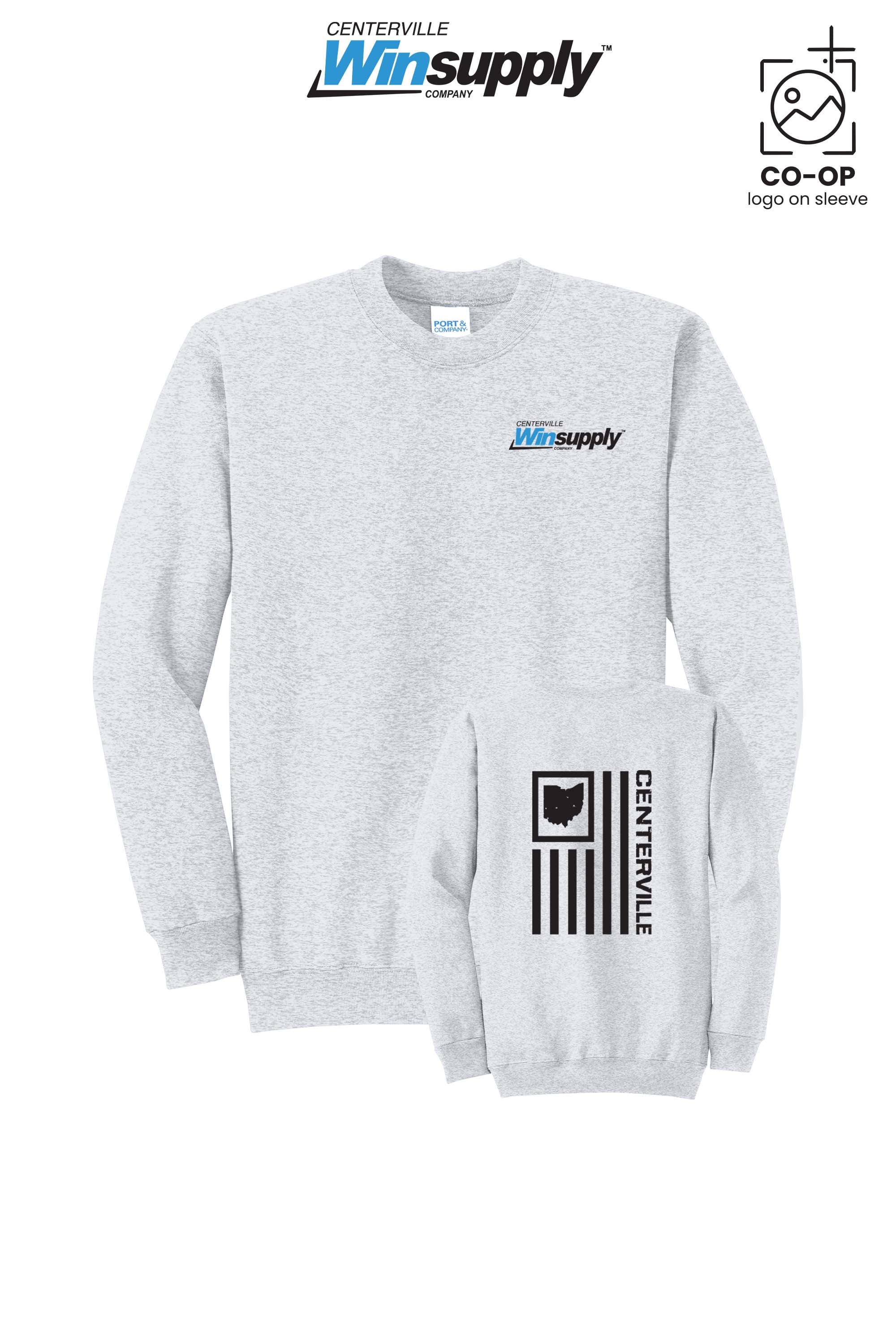Port & Co™ Core Fleece Crewneck Sweatshirt - Winsupply Centerville OH