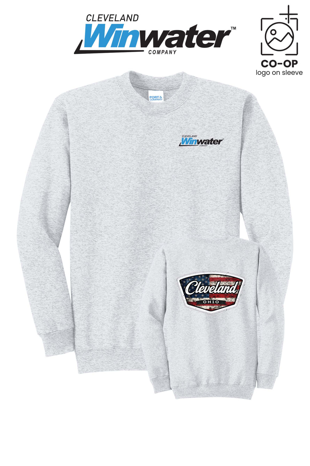 Port & Co™ Core Fleece Crewneck Sweatshirt - Winwater of Cleveland