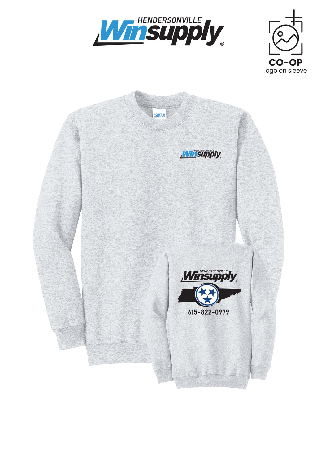 Port & Co™ Core Fleece Crewneck Sweatshirt - Winsupply of Hendersonville