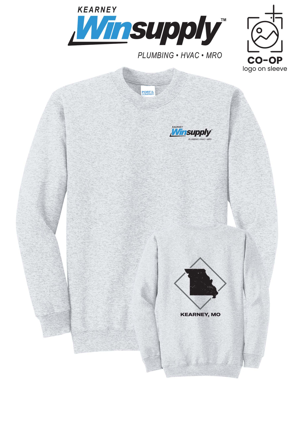 Port & Co™ Core Fleece Crewneck Sweatshirt - Kearney Winsupply