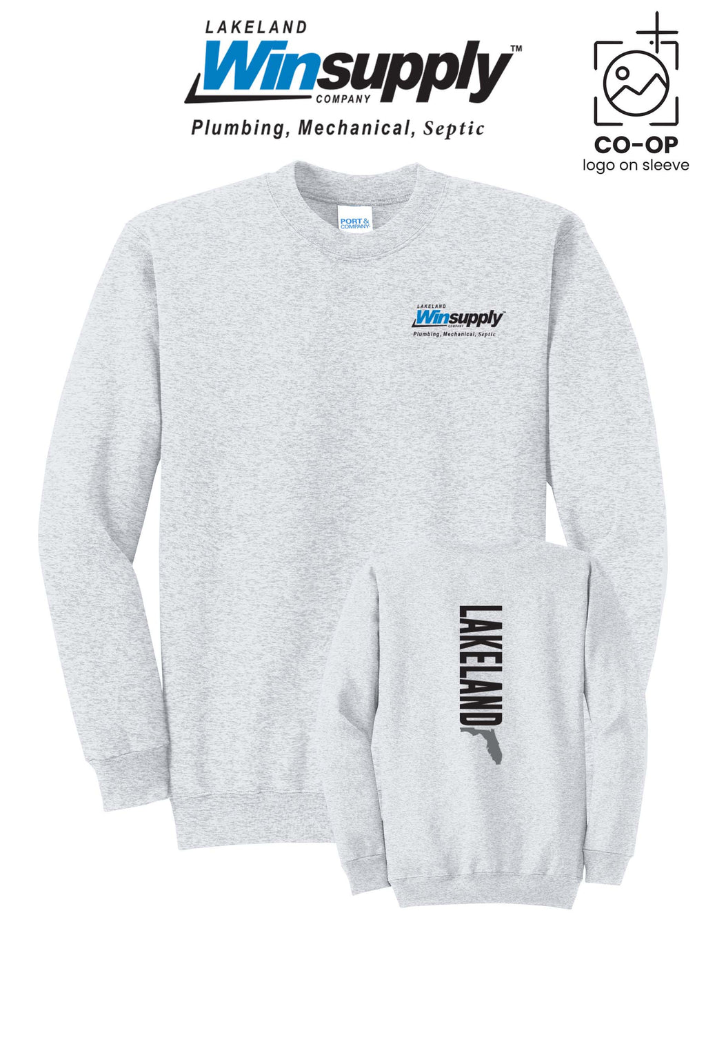 Port & Co™ Core Fleece Crewneck Sweatshirt - Lakeland Winsupply