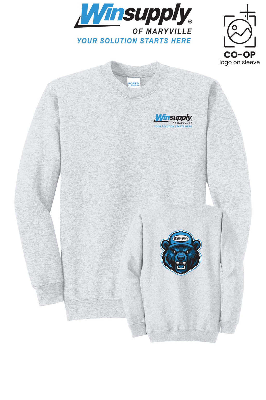 Port & Co™ Core Fleece Crewneck Sweatshirt - Winsupply of Maryville