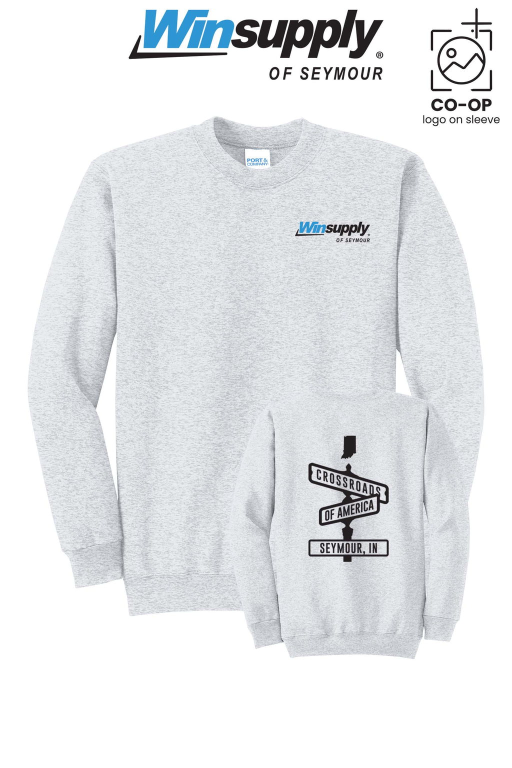Port & Co™ Core Fleece Crewneck Sweatshirt - Winsupply of Seymour IN