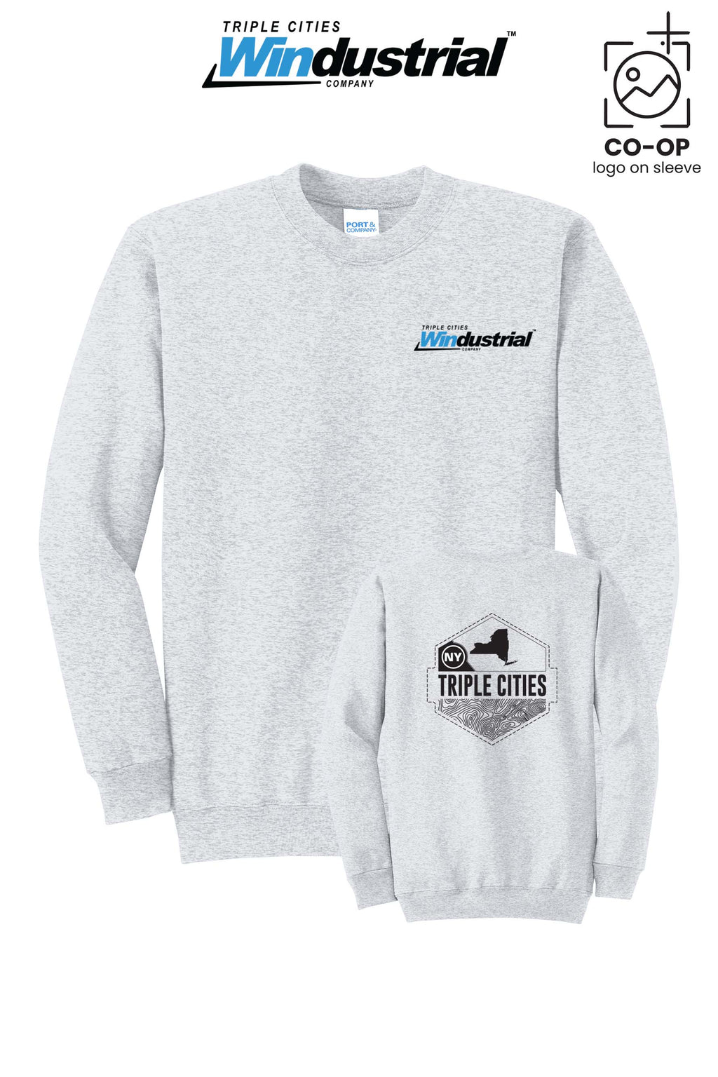Port & Co™ Core Fleece Crewneck Sweatshirt - Windustrial Triple Cities