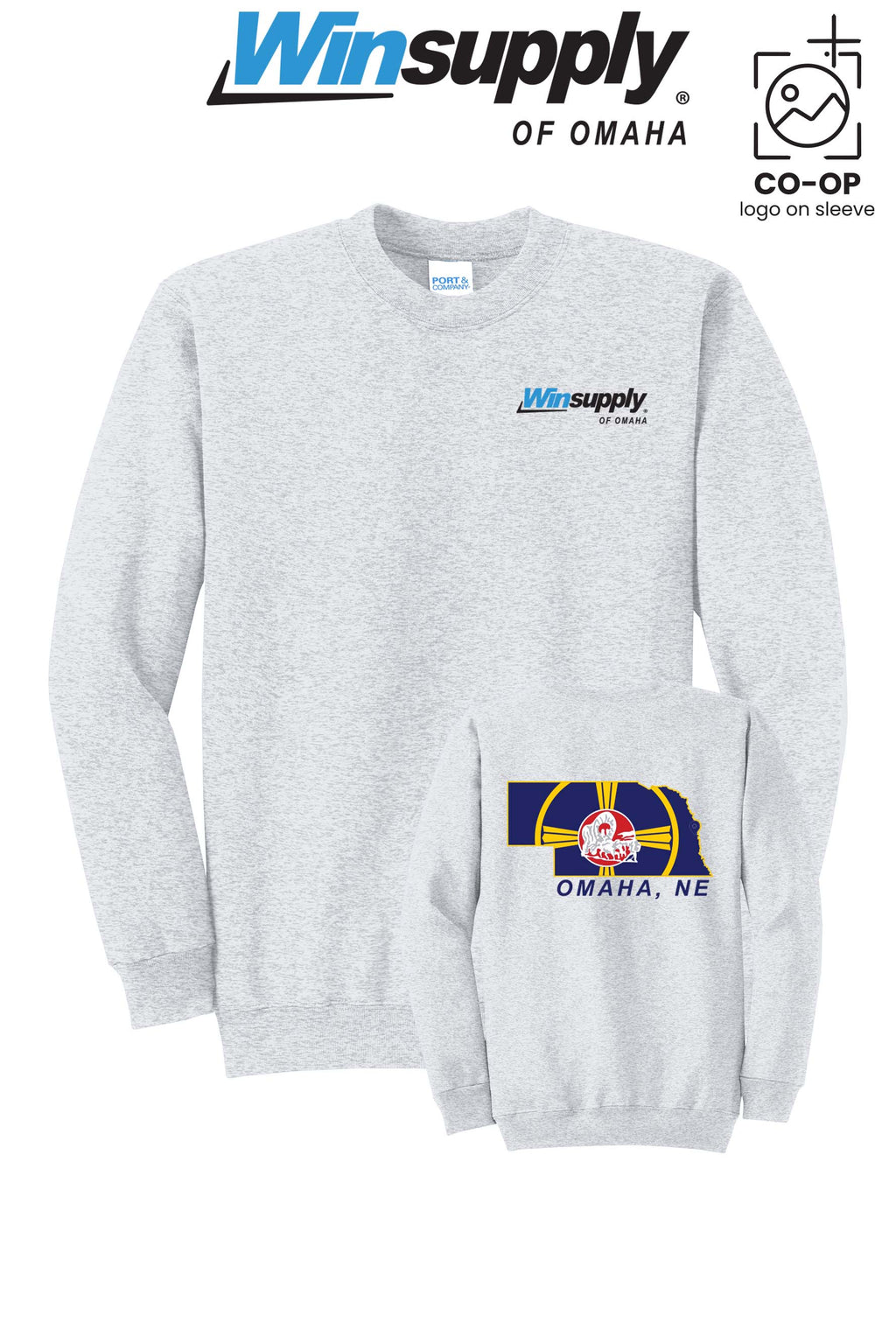 Port & Co™ Core Fleece Crewneck Sweatshirt - Winsupply of Omaha
