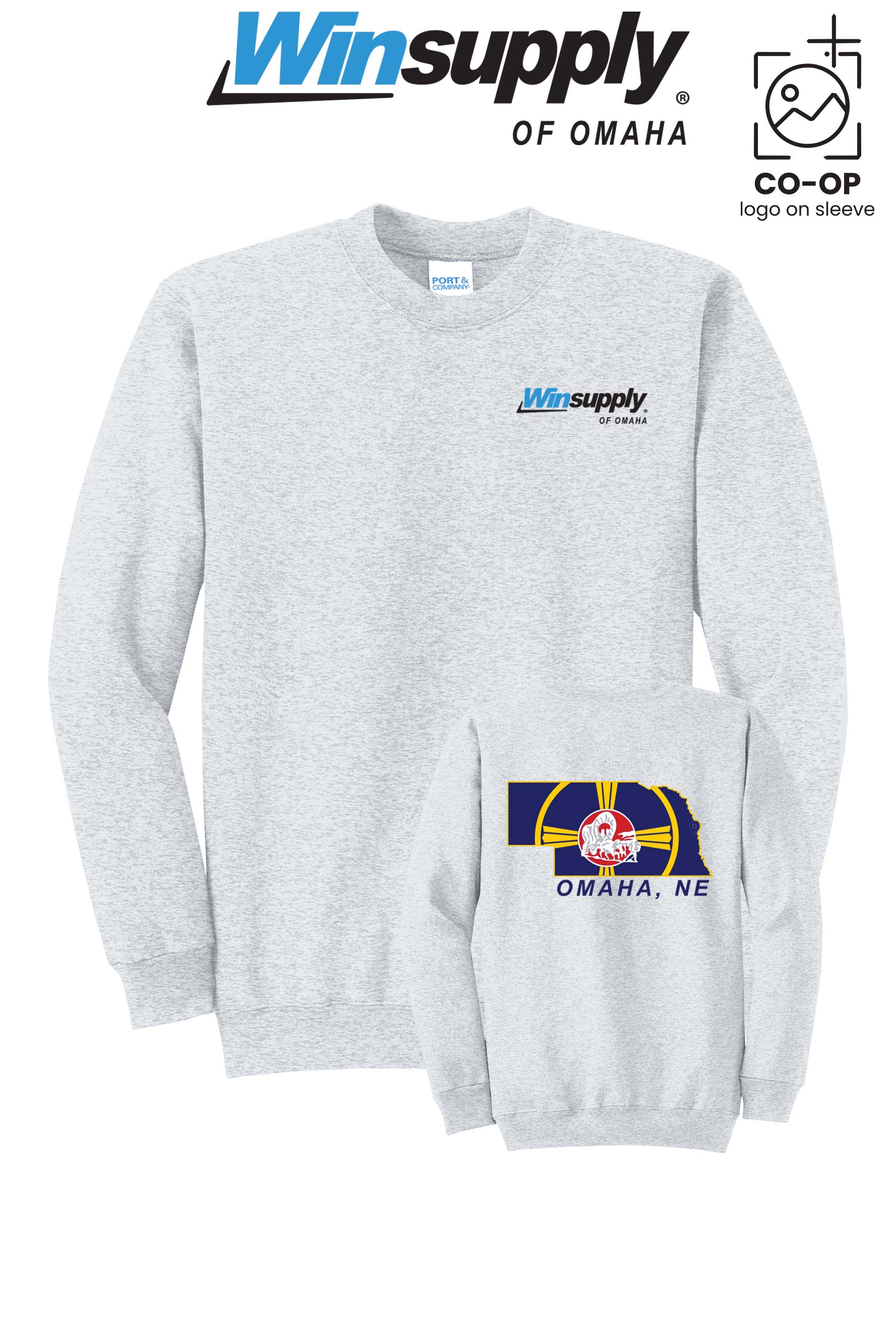 Port & Co™ Core Fleece Crewneck Sweatshirt - Winsupply of Omaha