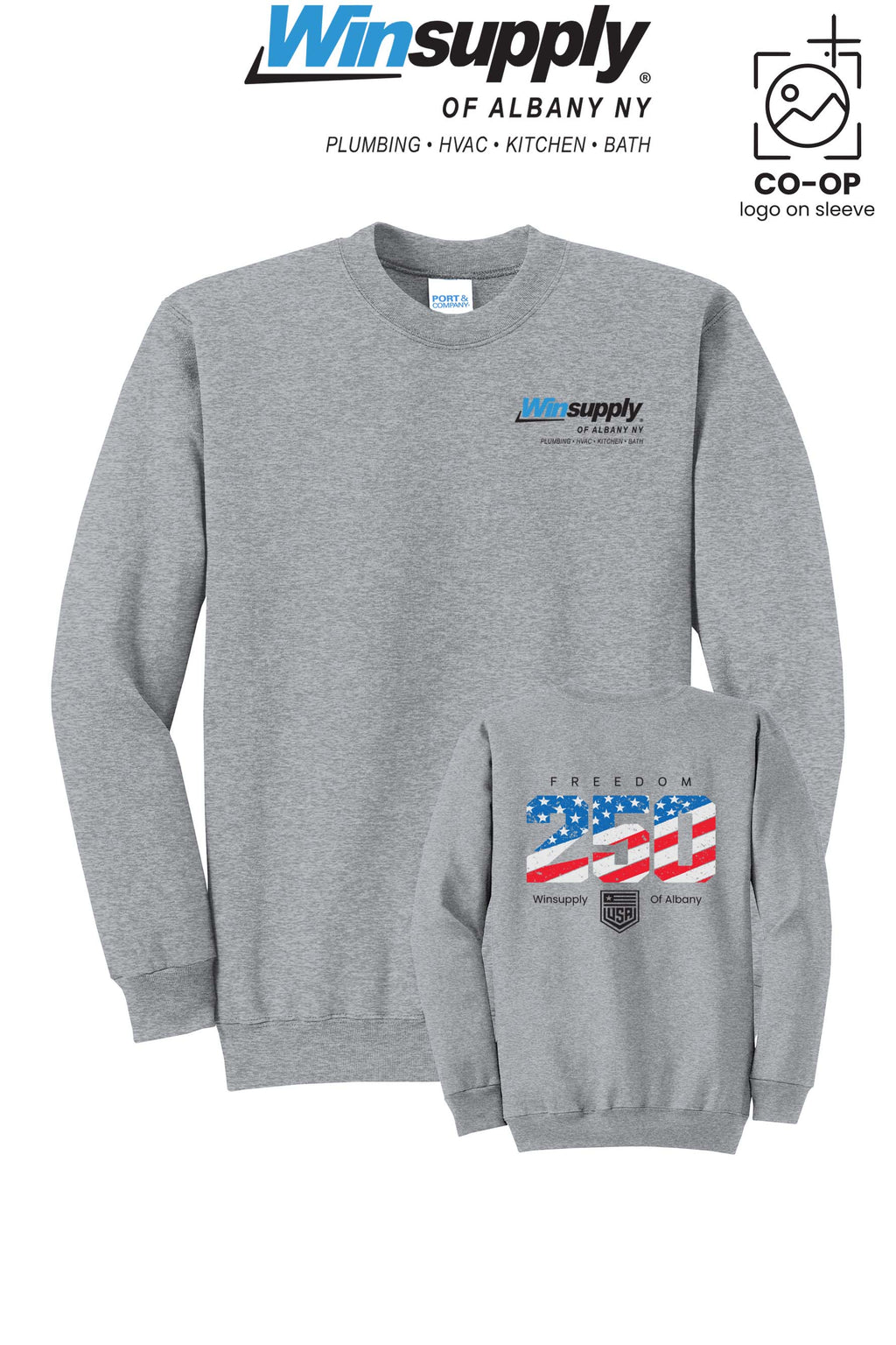 Port & Co™ Core Fleece Crewneck Sweatshirt - Winsupply of Albany NY