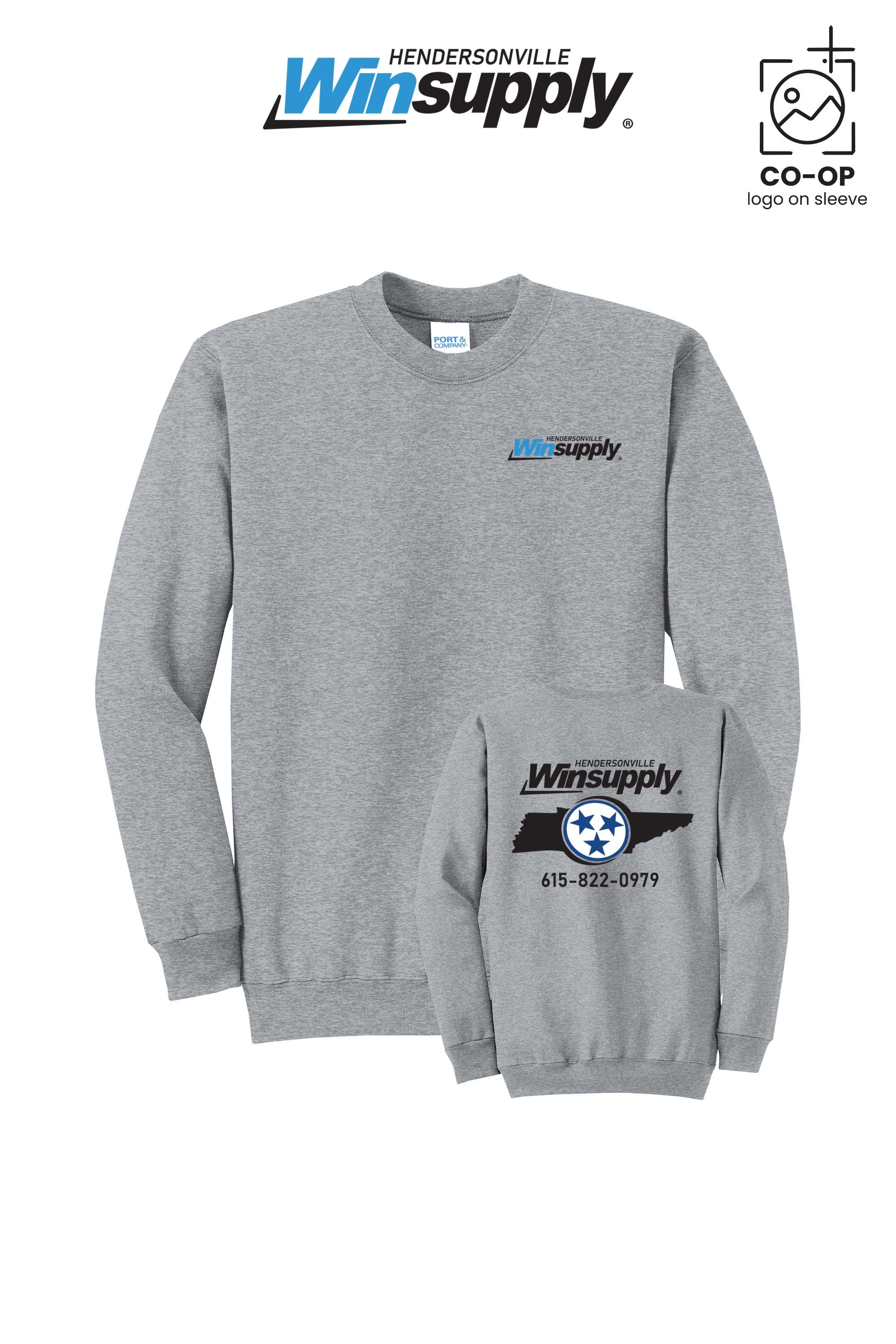 Port & Co™ Core Fleece Crewneck Sweatshirt - Winsupply of Hendersonville