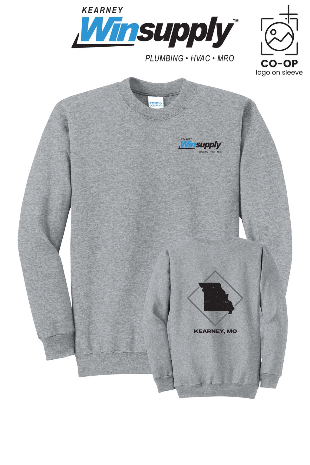 Port & Co™ Core Fleece Crewneck Sweatshirt - Kearney Winsupply