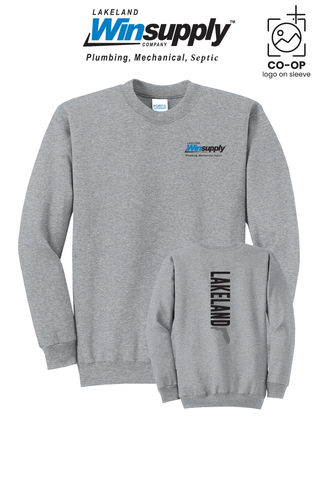 Port & Co™ Core Fleece Crewneck Sweatshirt - Lakeland Winsupply