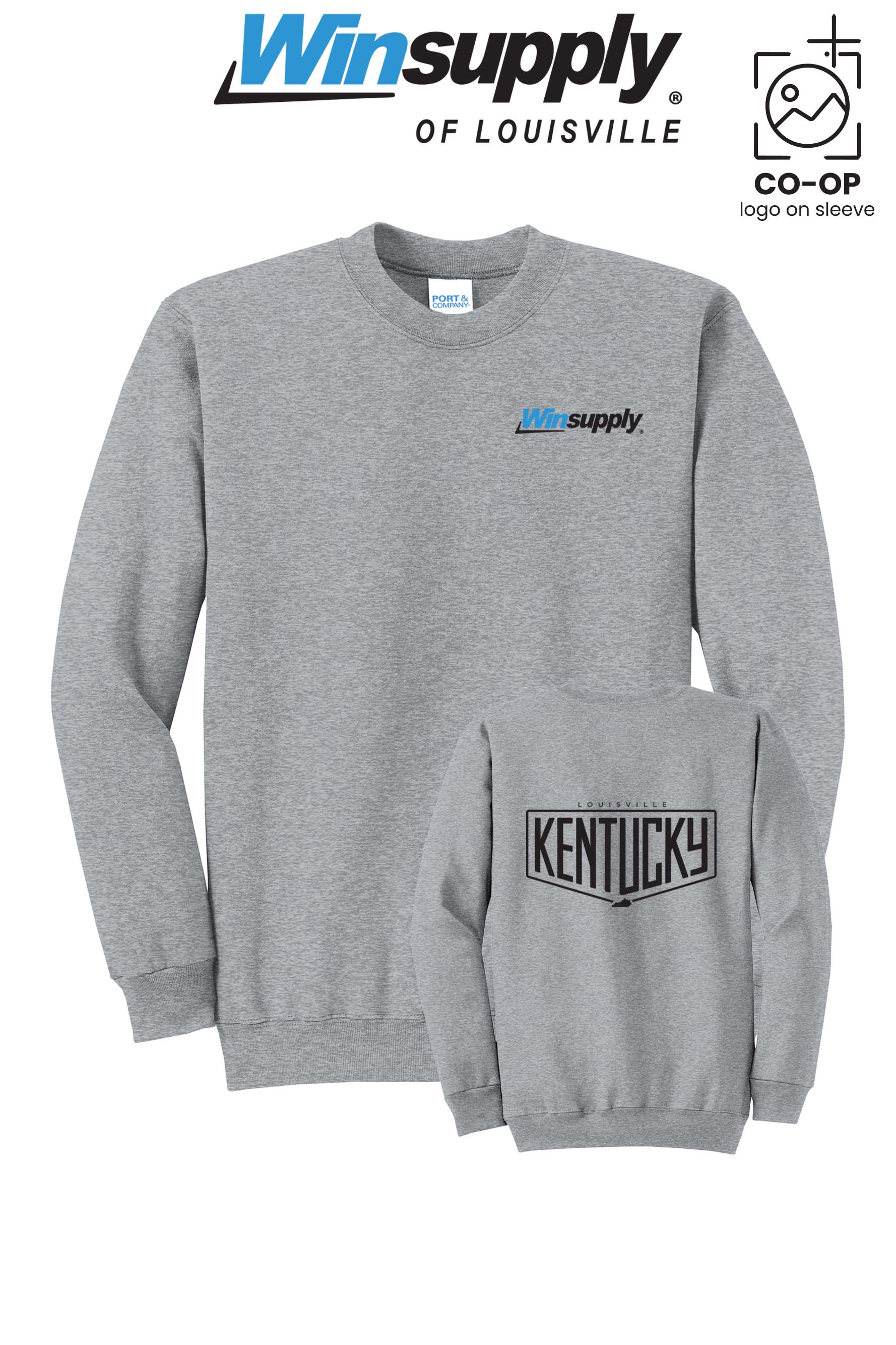 Port & Co™ Core Fleece Crewneck Sweatshirt - Winsupply of Louisville KY