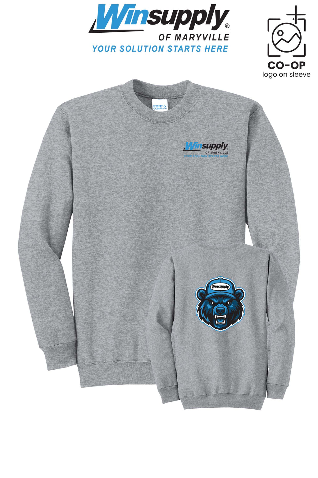 Port & Co™ Core Fleece Crewneck Sweatshirt - Winsupply of Maryville