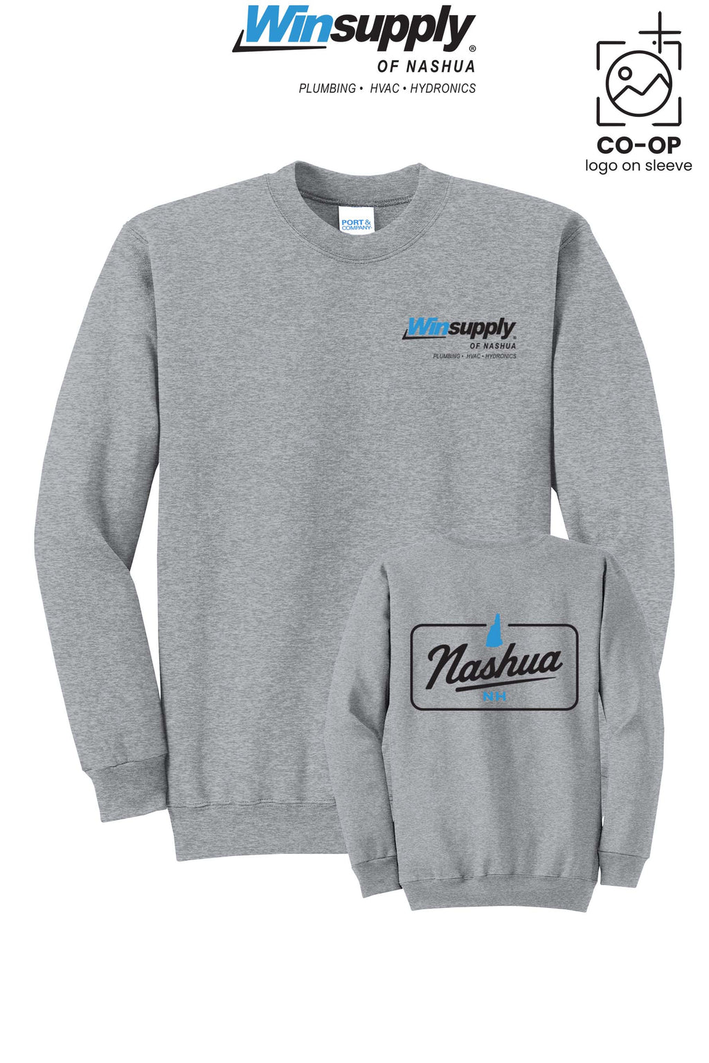 Port & Co™ Core Fleece Crewneck Sweatshirt - Winsupply of Nashua