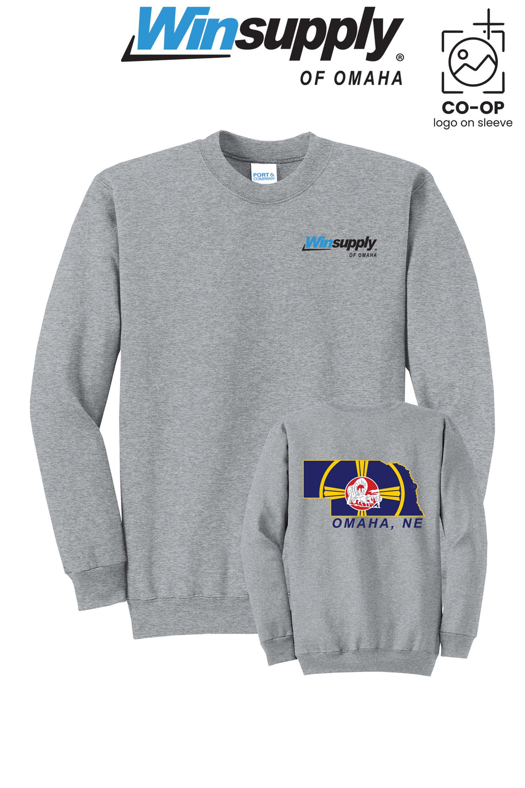 Port & Co™ Core Fleece Crewneck Sweatshirt - Winsupply of Omaha