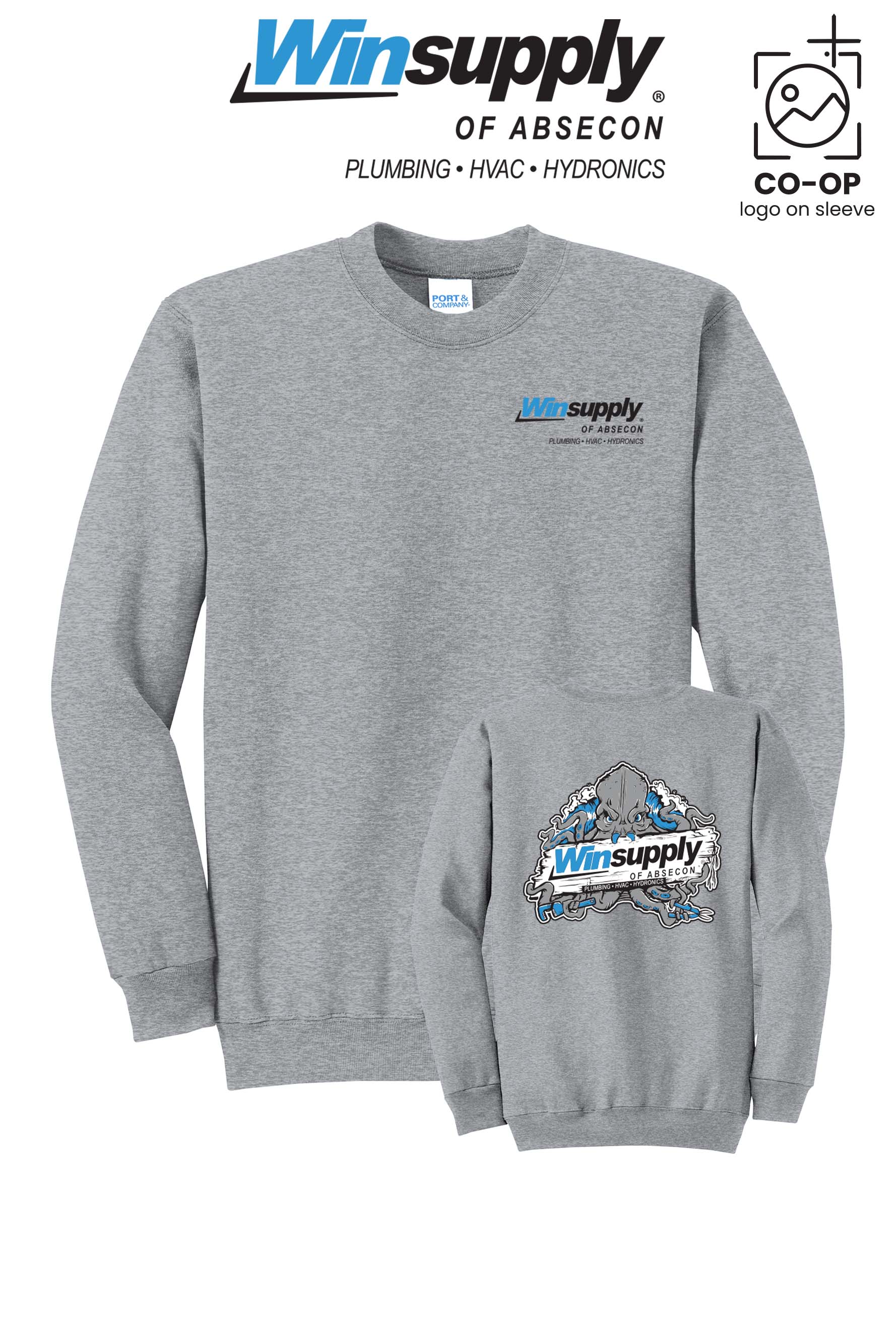 Port & Co™ Core Fleece Crewneck Sweatshirt - Winsupply of Absecon