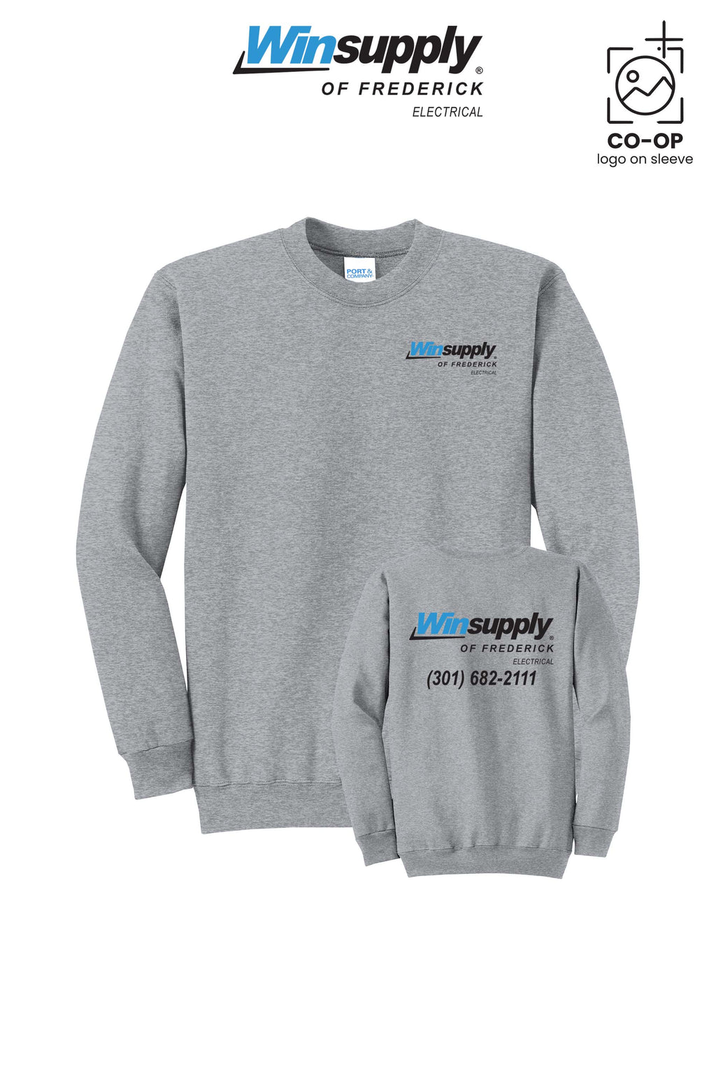 Port & Co™ Core Fleece Crewneck Sweatshirt - Winsupply of Frederick
