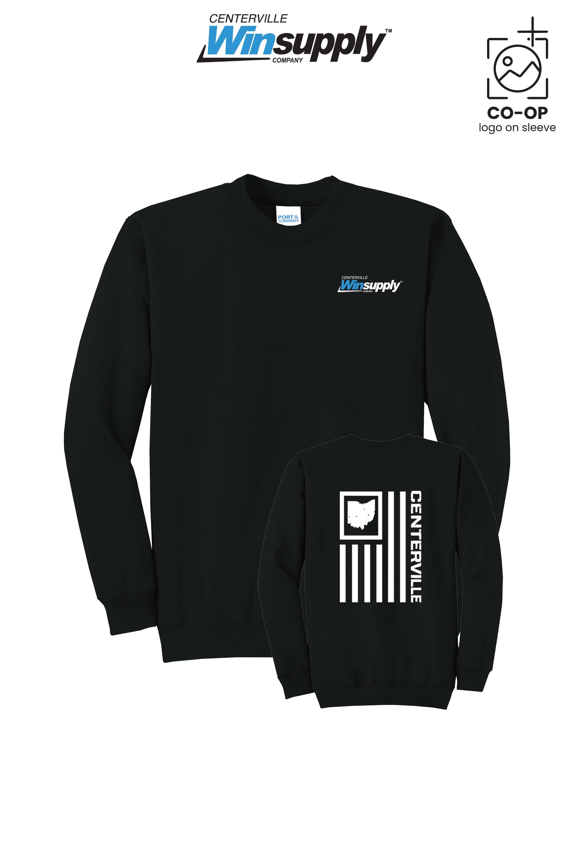 Port & Co™ Core Fleece Crewneck Sweatshirt - Winsupply Centerville OH