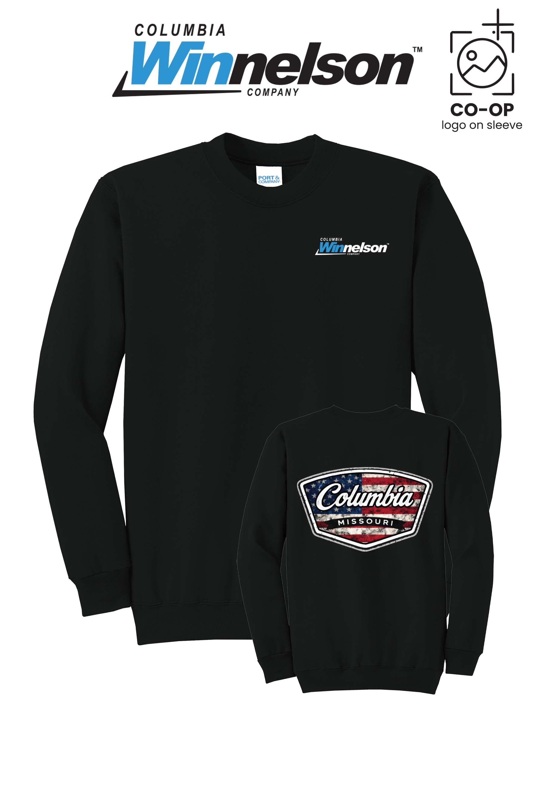 Port & Co™ Core Fleece Crewneck Sweatshirt - Columbia MO Winnelson