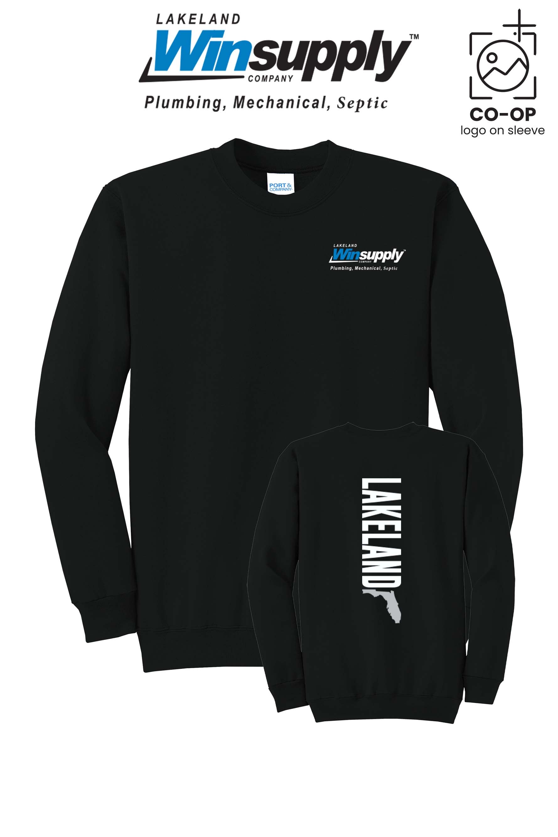 Port & Co™ Core Fleece Crewneck Sweatshirt - Lakeland Winsupply