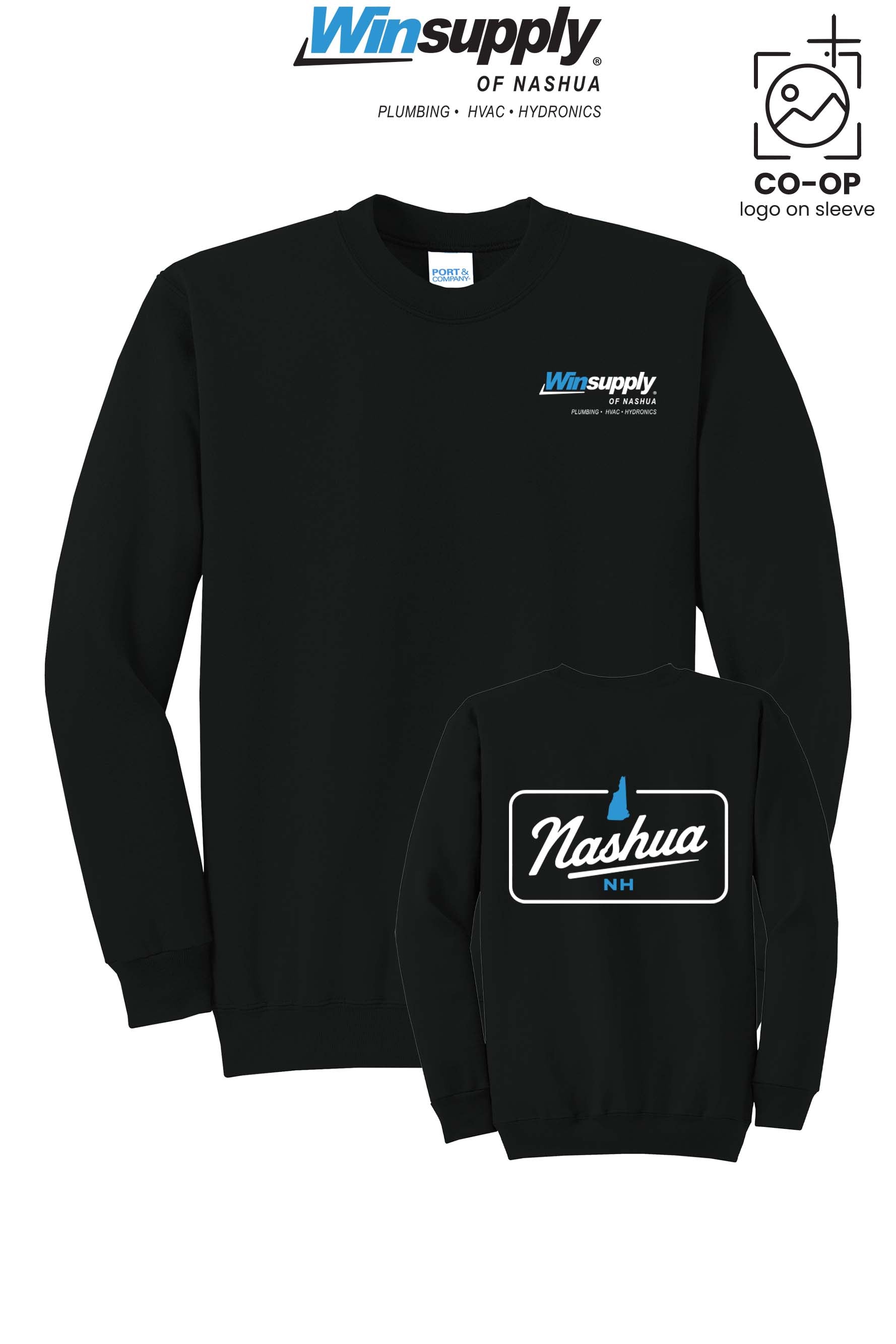 Port & Co™ Core Fleece Crewneck Sweatshirt - Winsupply of Nashua