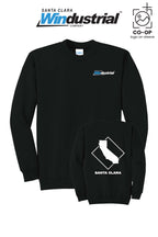Port & Co™ Core Fleece Crewneck Sweatshirt - Santa Clara Windustrial