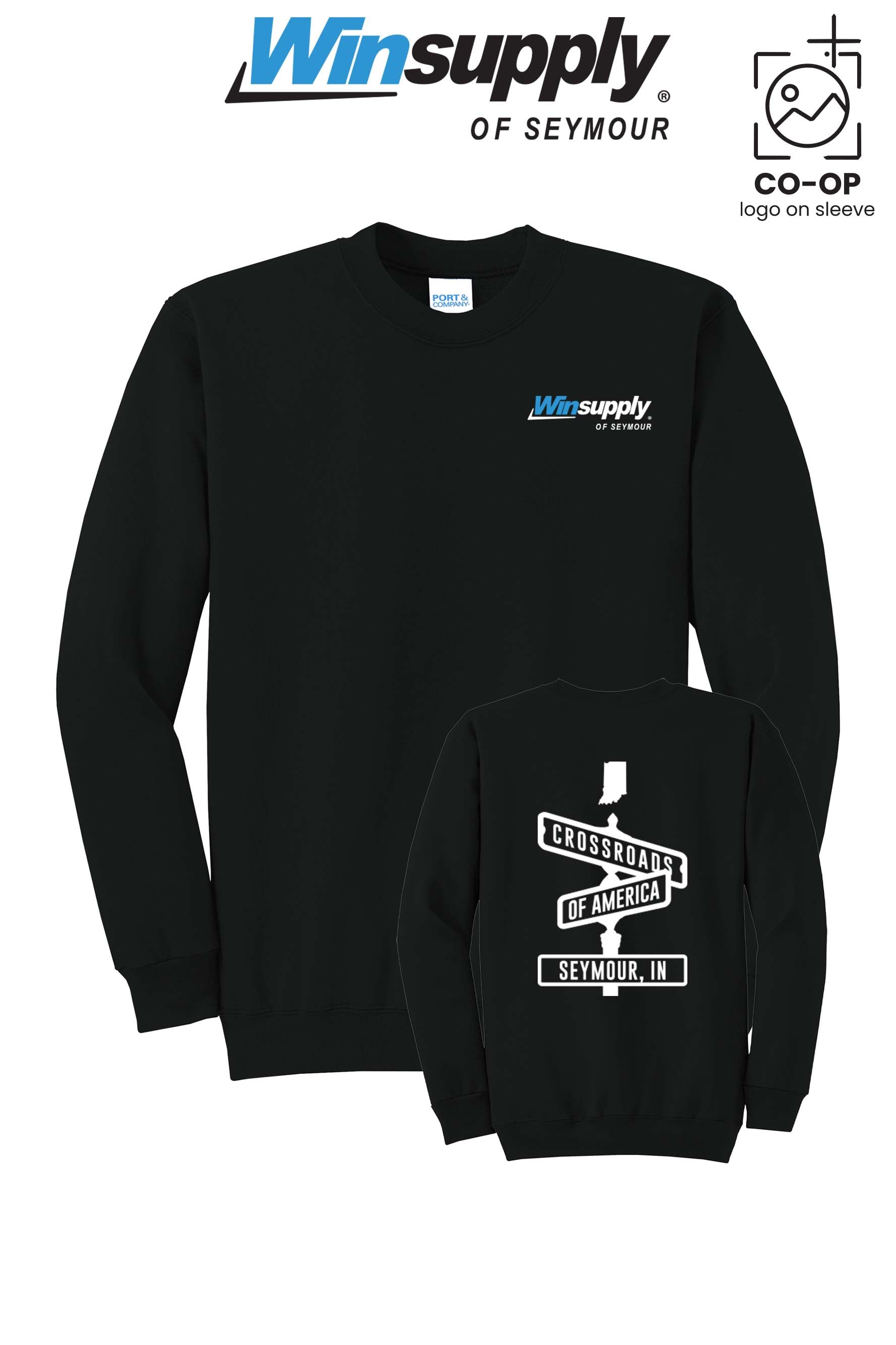 Port & Co™ Core Fleece Crewneck Sweatshirt - Winsupply of Seymour IN