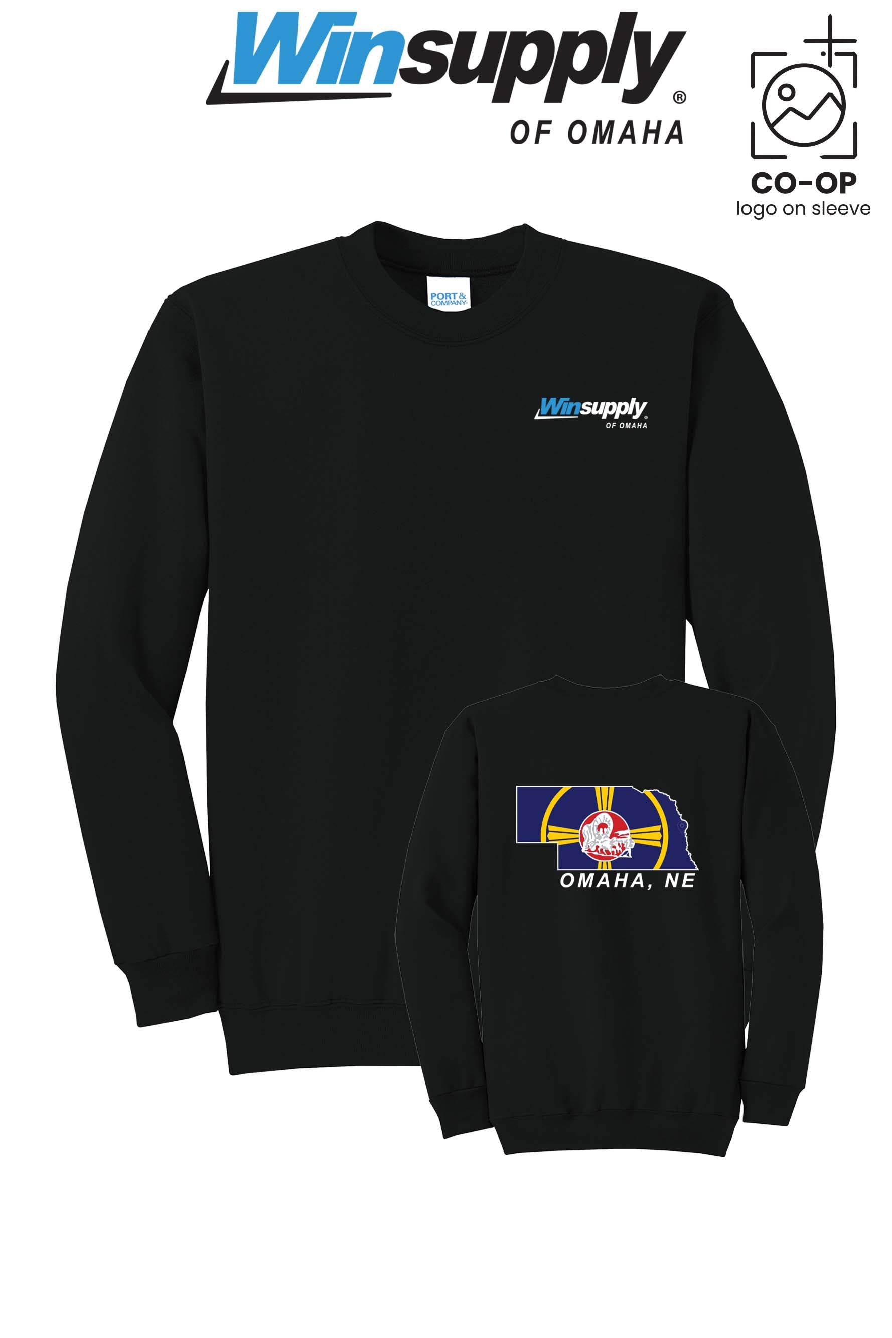 Port & Co™ Core Fleece Crewneck Sweatshirt - Winsupply of Omaha