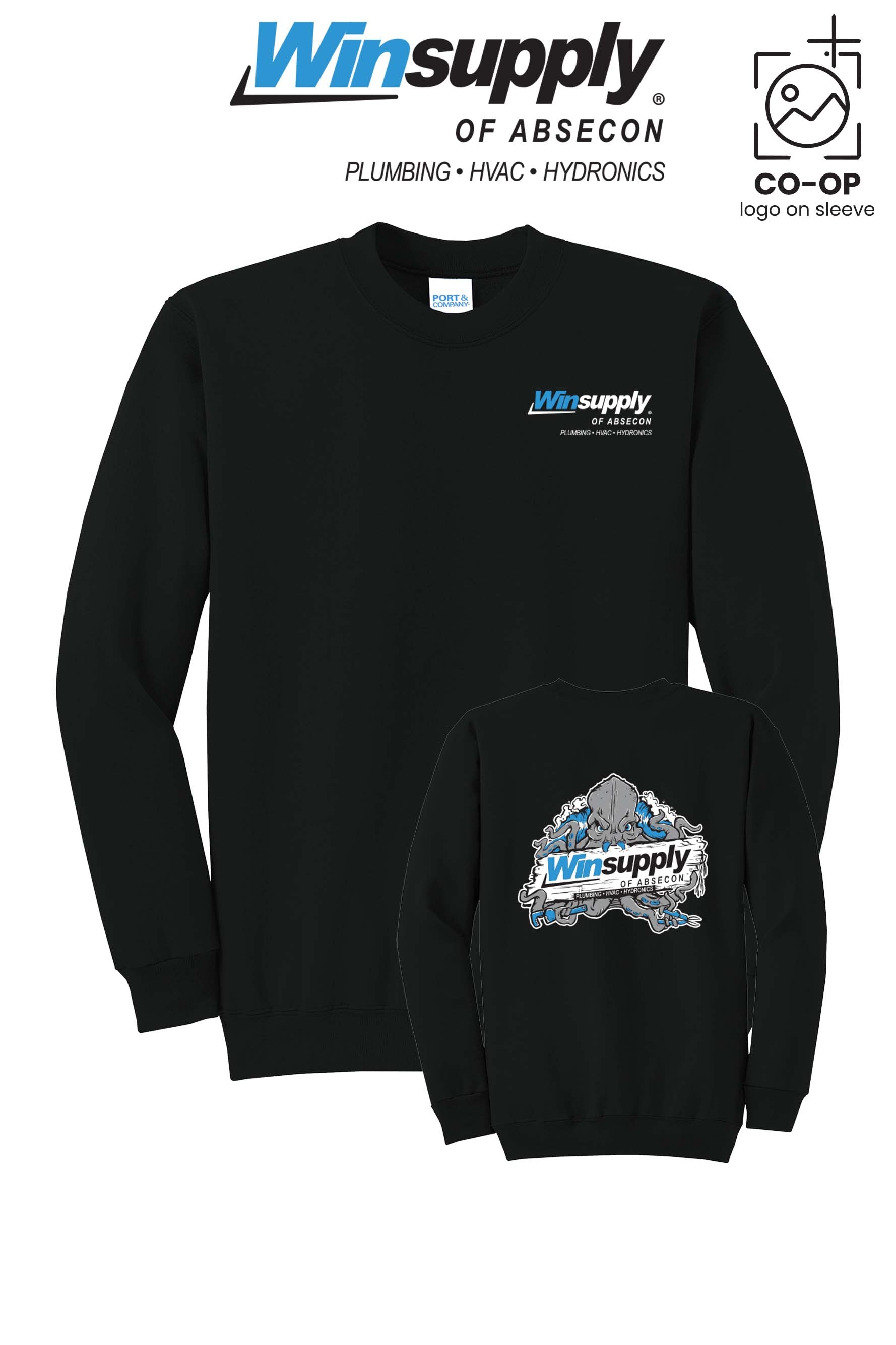 Port & Co™ Core Fleece Crewneck Sweatshirt - Winsupply of Absecon