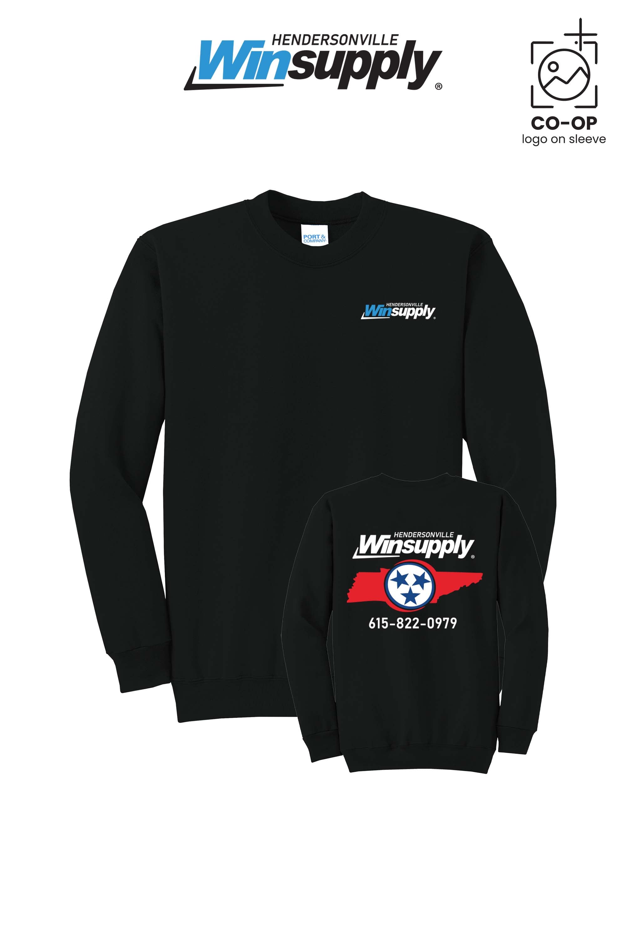 Port & Co™ Core Fleece Crewneck Sweatshirt - Winsupply of Hendersonville
